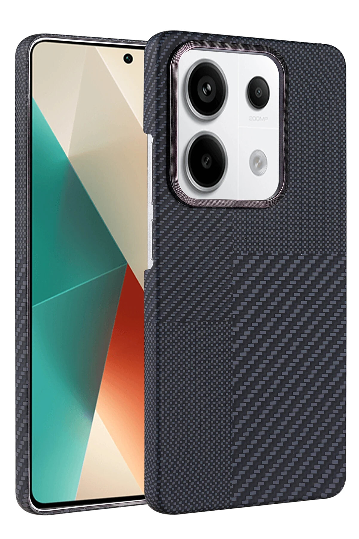 Buti̇k Harmonyaura Xi̇aomi̇ Redmi̇ Note 13 Pro 4G Vega Magsafe Kapak - Si̇yah