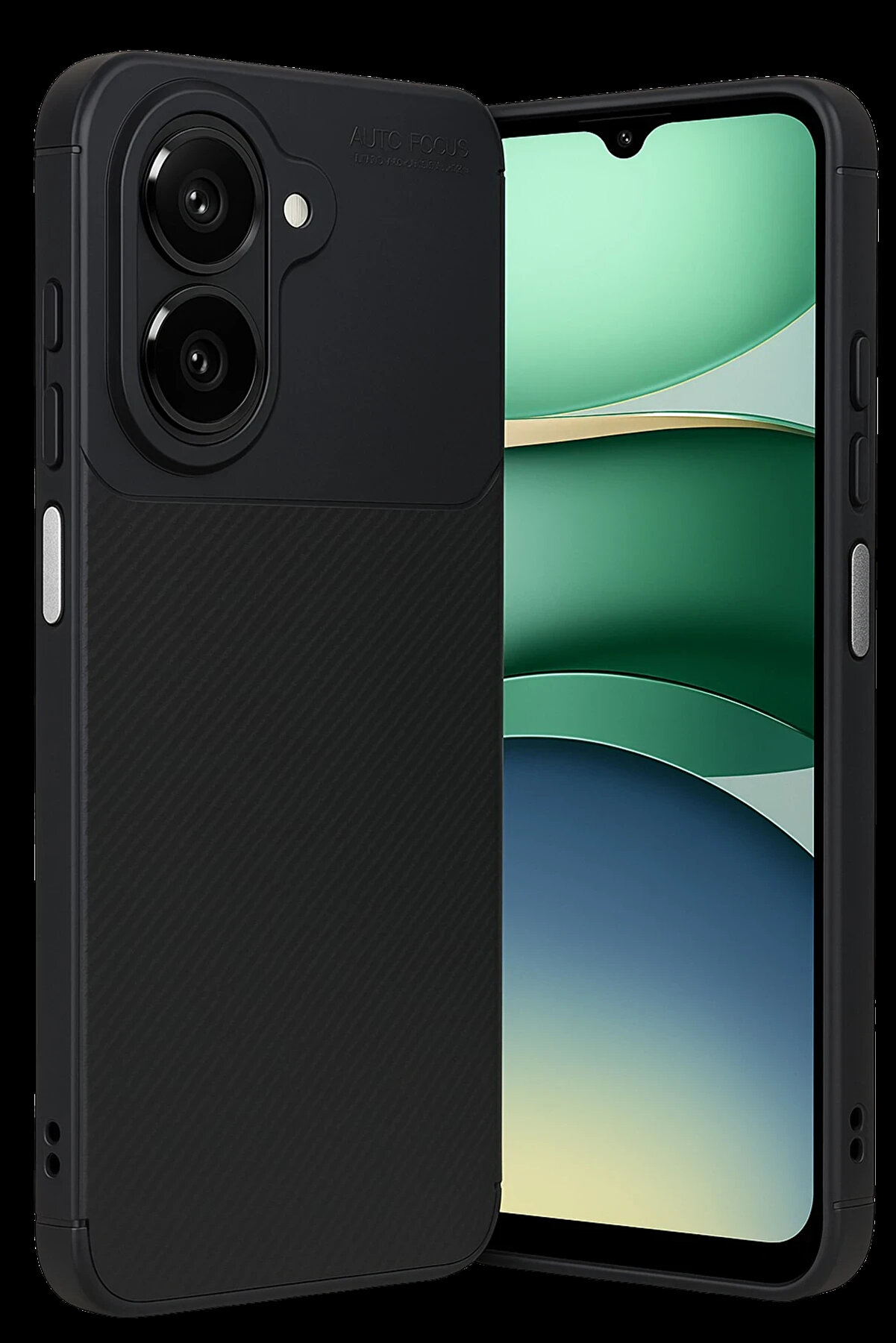 Buti̇k Harmonyaura Xi̇aomi̇ Redmi̇ A5 4G Auto Focus Karbon Kapak - Si̇yah