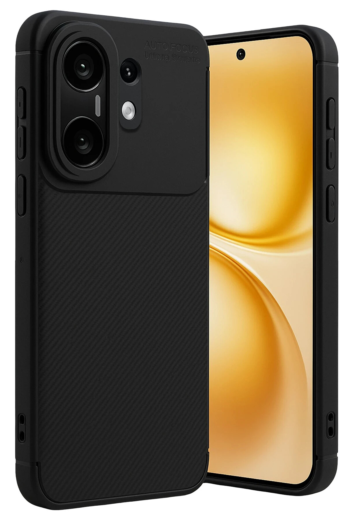 Buti̇k Harmonyaura Vi̇vo X200 Fe Auto Focus Karbon Kapak - Si̇yah