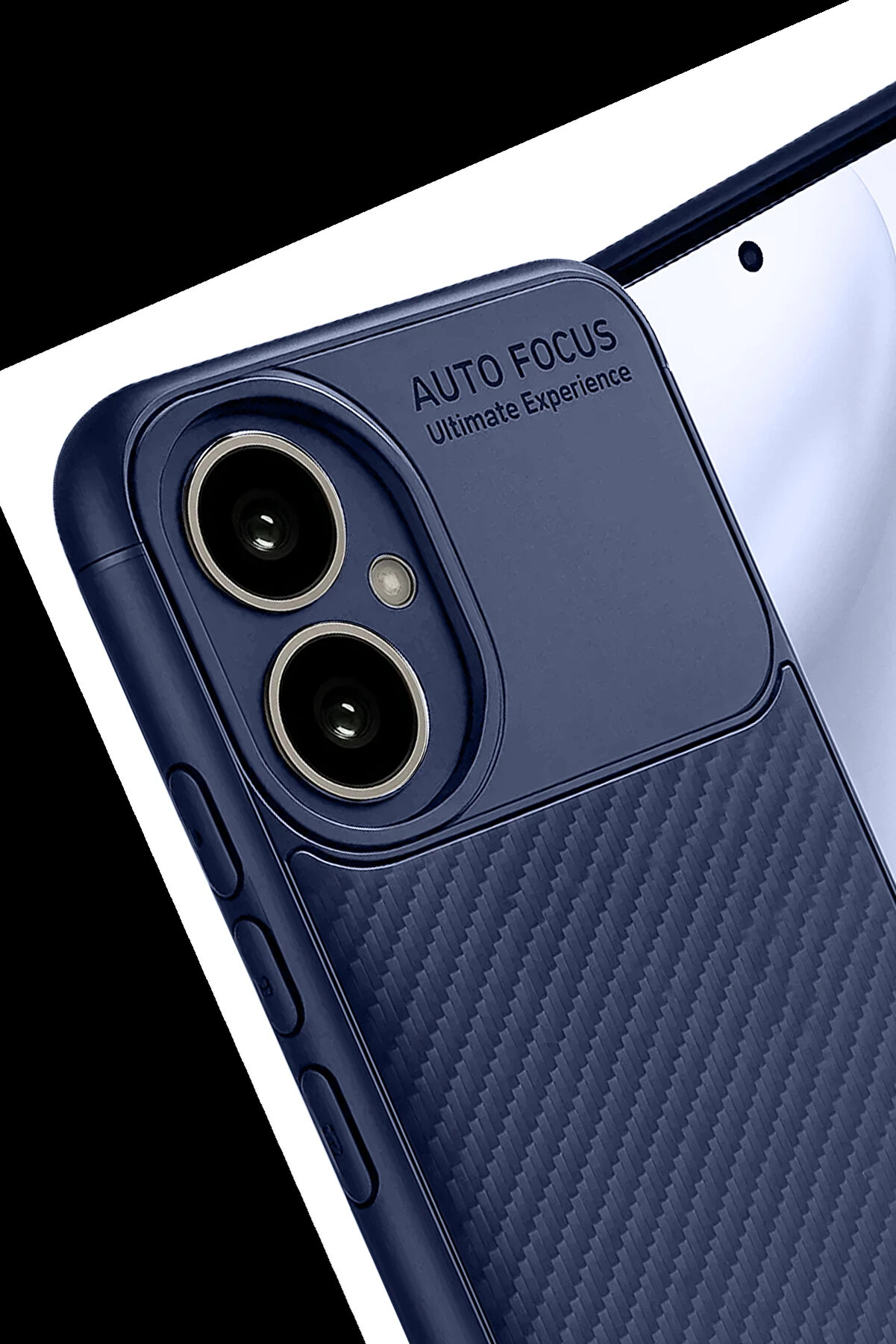 Buti̇k Harmonyaura Honor 400 Kılıf Auto Focus Karbon Kapak - Laci̇vert