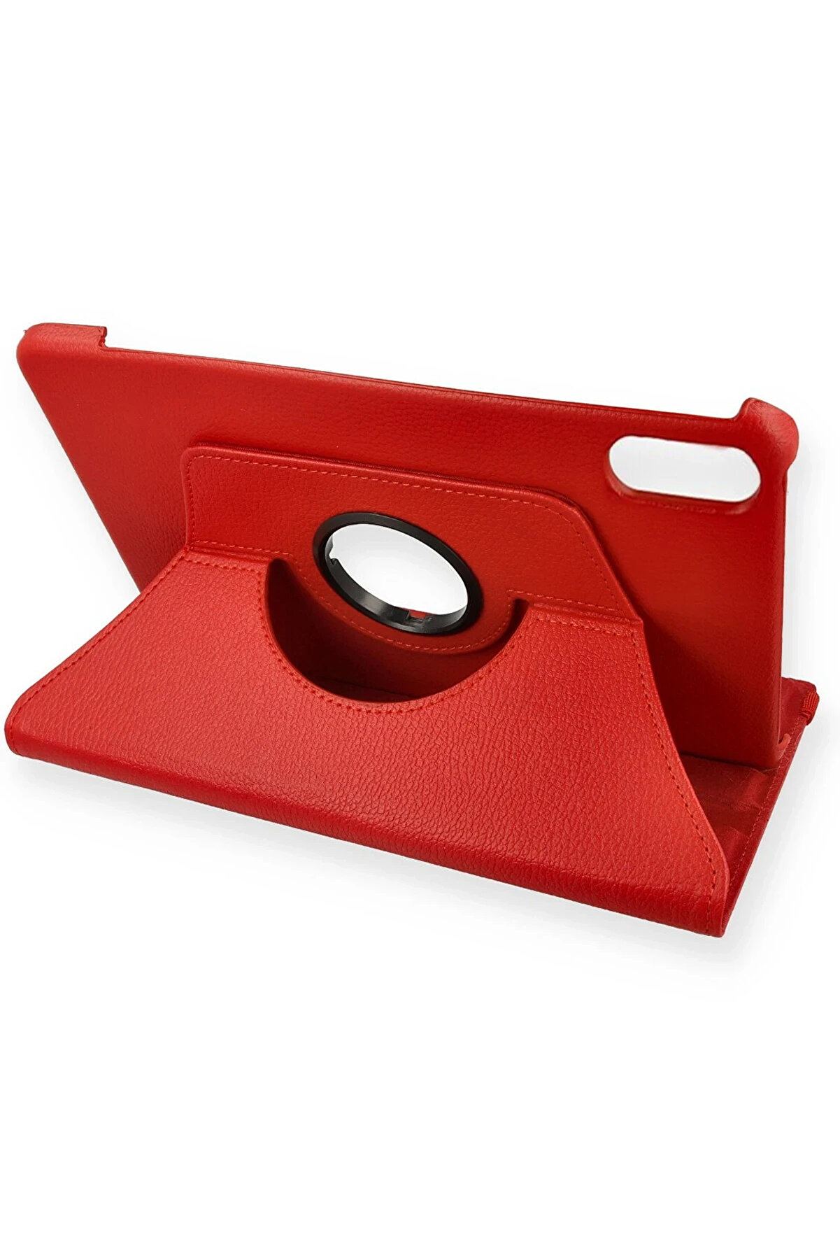 Buti̇k Harmonyaura Xi̇aomi̇ Redmi̇ Pad 2 Kılıf 360 Tablet Deri̇ Kılıf - Kırmızı