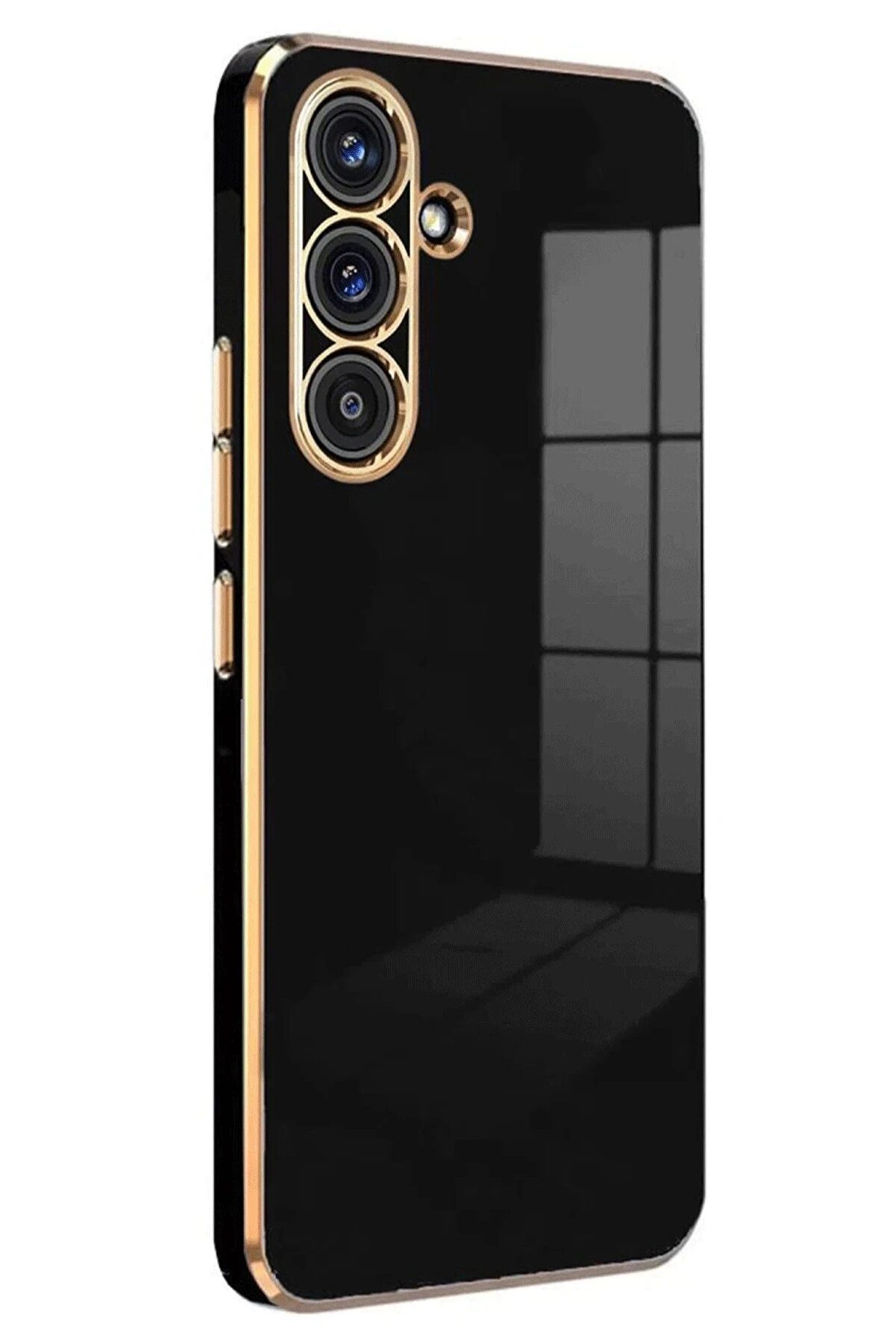 Buti̇k Harmonyaura Samsung Galaxy S25 Fe Volet Si̇li̇kon - Si̇yah