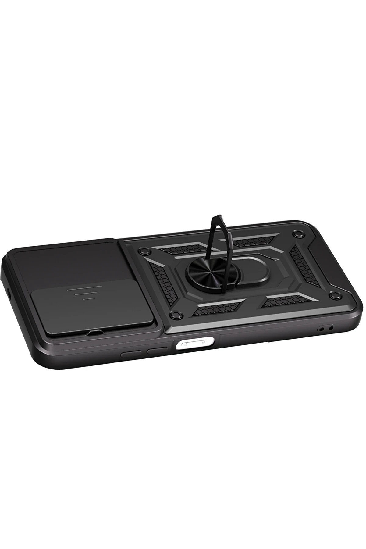 Buti̇k Harmonyaura Xi̇aomi̇ Redmi̇ 15C 4G Pars Lens Y&uuml;z&uuml;kl&uuml; Si̇li̇kon - Si̇yah