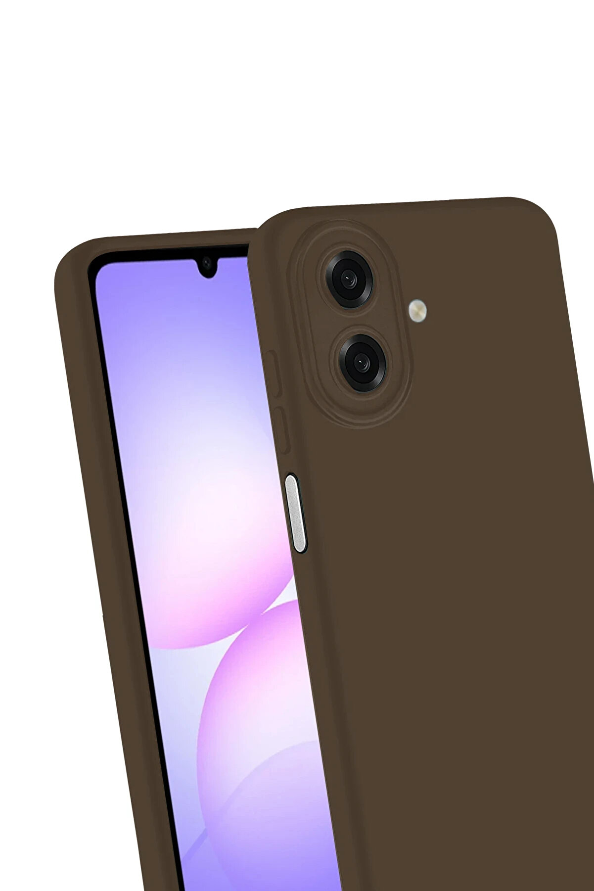 Harmonyaura Samsung Galaxy A07 4G Fi̇rst Si̇li̇kon - Kahverengi̇