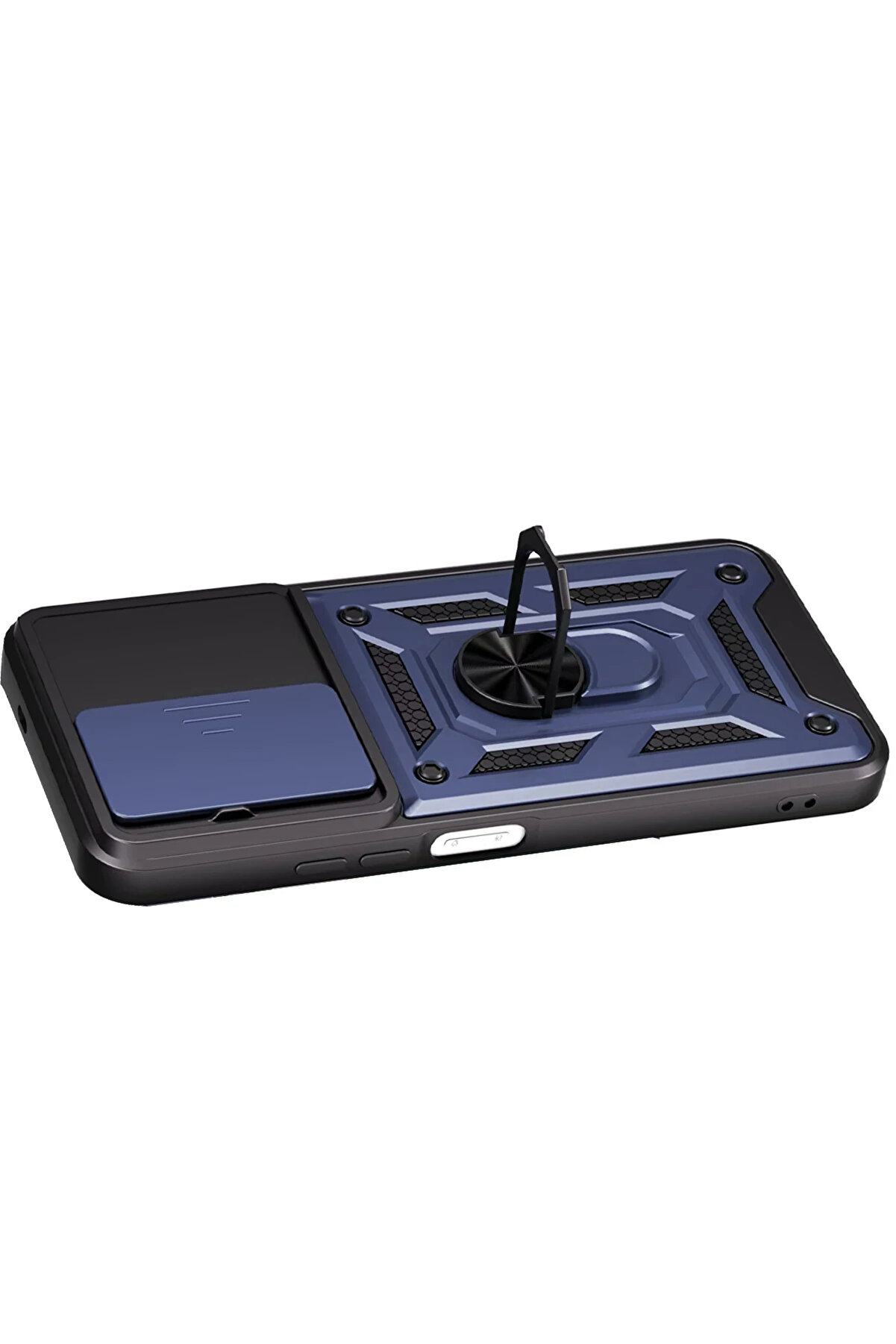 Buti̇k Harmonyaura Xi̇aomi̇ Redmi̇ 15C 4G Pars Lens Y&uuml;z&uuml;kl&uuml; Si̇li̇kon - Laci̇vert