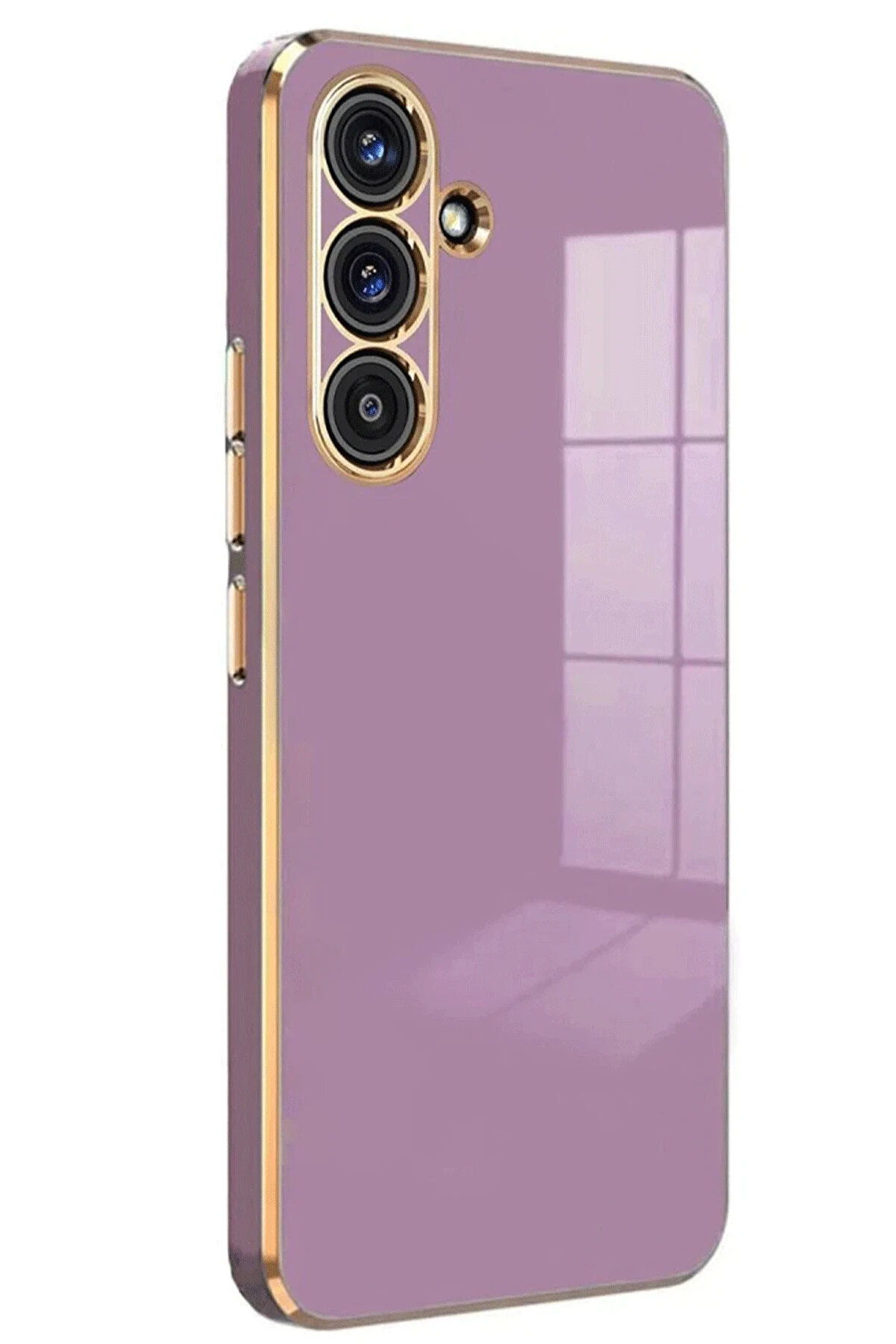 Buti̇k Harmonyaura Samsung Galaxy S25 Fe Volet Si̇li̇kon - Mor