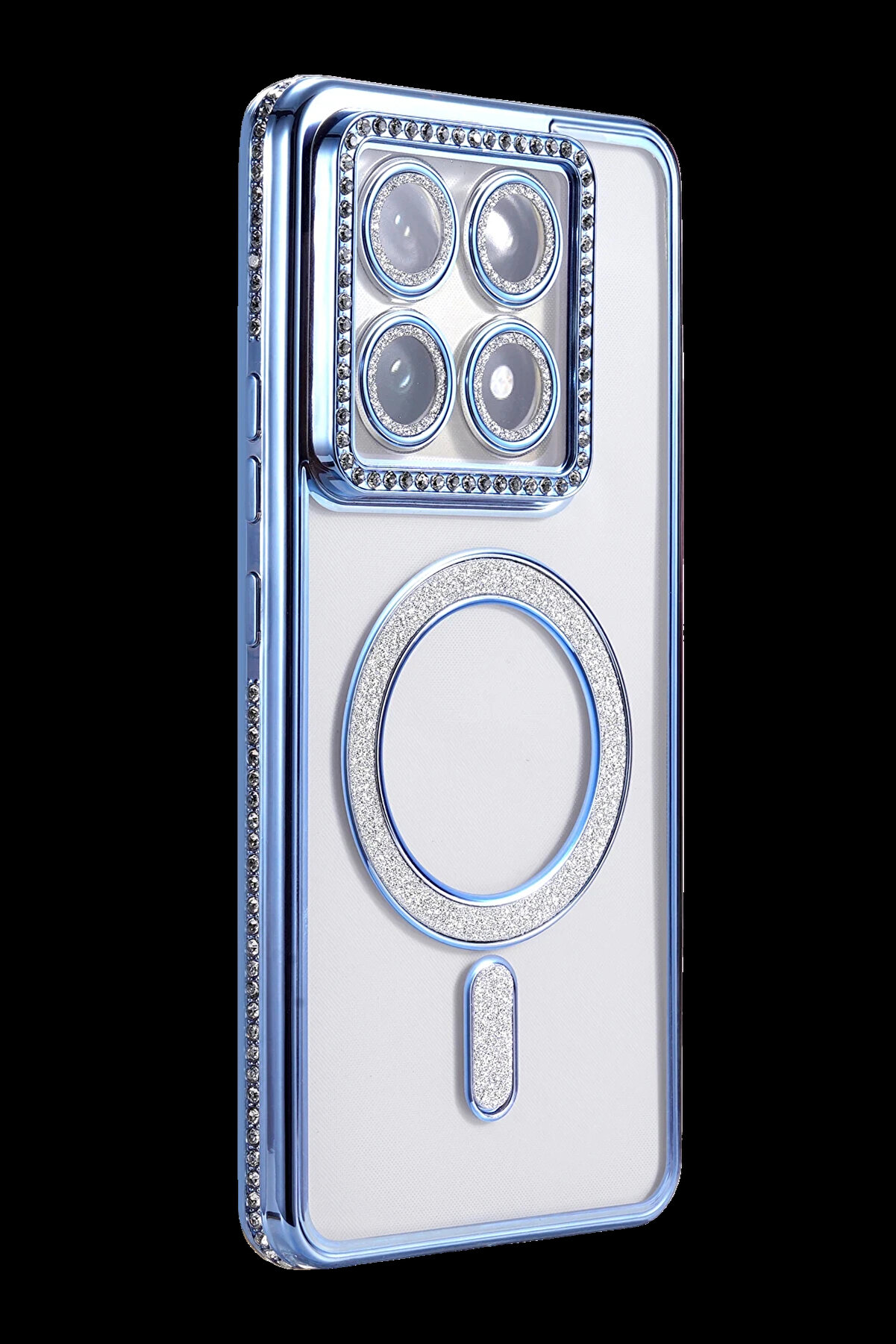 Buti̇k Harmonyaura Xi̇aomi̇ Mi̇ 14T Pro Joke Si̇mli̇ Magneti̇csafe Kılıf - Mavi̇