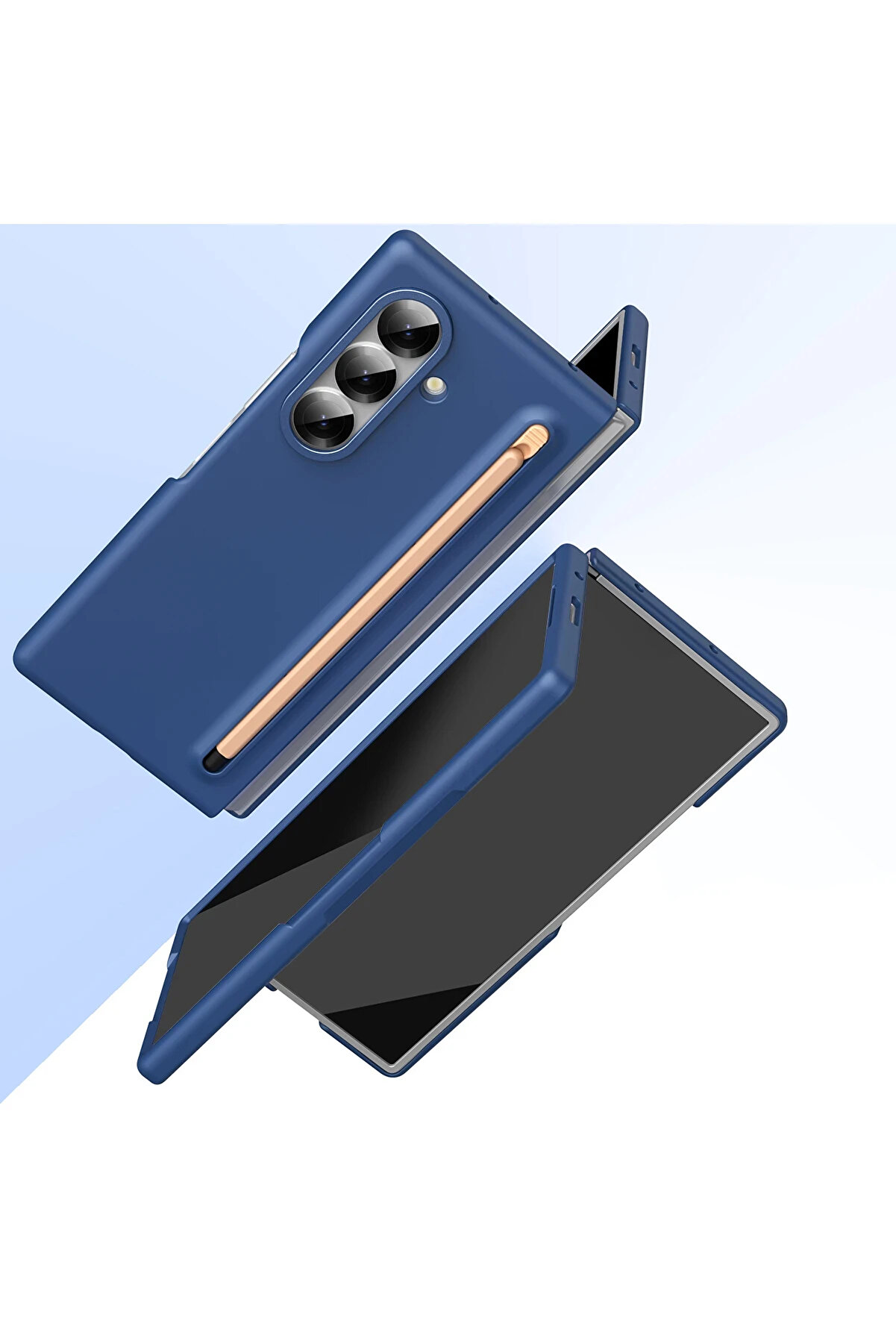 Buti̇k Harmonyaura Samsung Galaxy Z Fold 6 Hole Fold Kapak - Laci̇vert