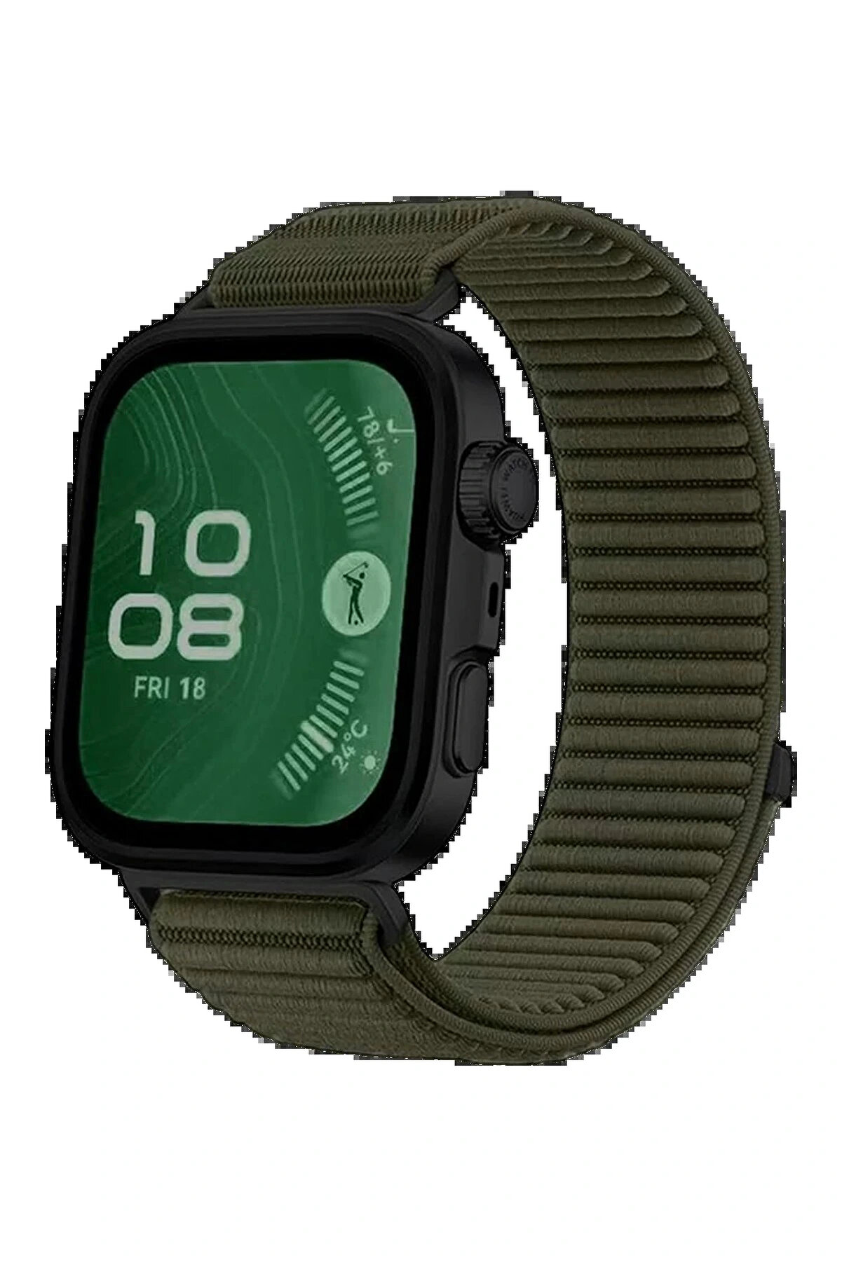 Buti̇k Huawei̇ Fi̇t 4 Brai̇d Kordon - Koyu Yeşi̇l-(5796)