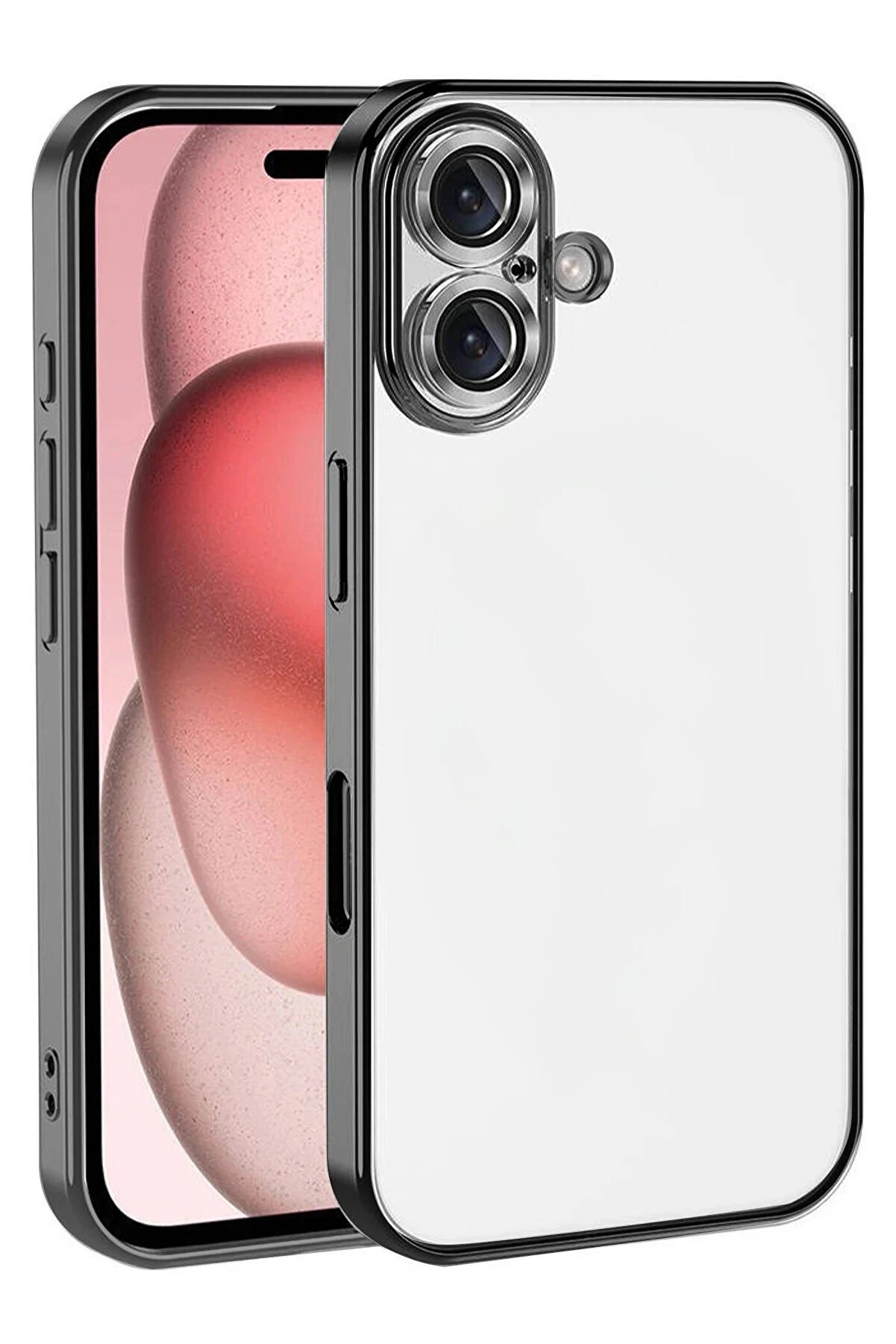 Buti̇k Apple İphone 17 Lensli̇ Si̇li̇kon - Si̇yah-(5796)