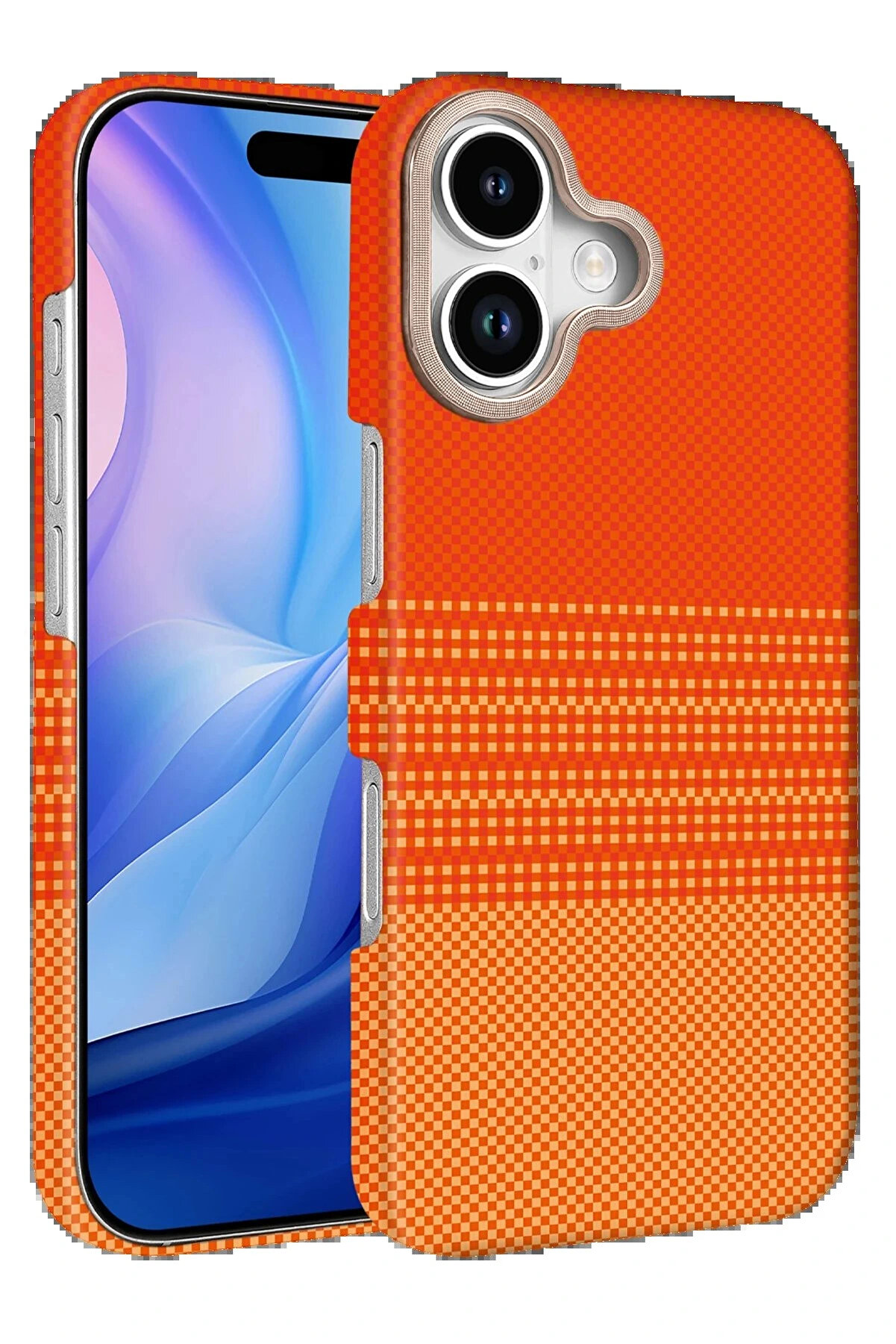 Buti̇k Apple İphone 17 Vega Magsafe Kapak - Sarı-(5796)