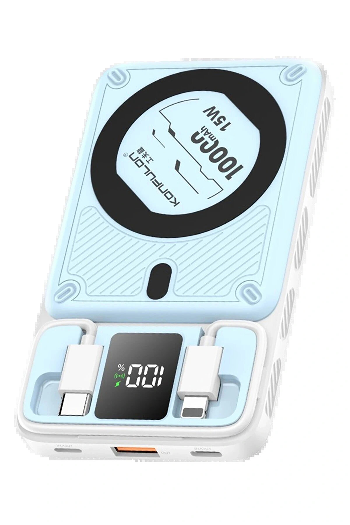 Buti̇k M25W 10.000 Mah 20W Pd Magsafe Powerbank - Mavi̇-(5796)