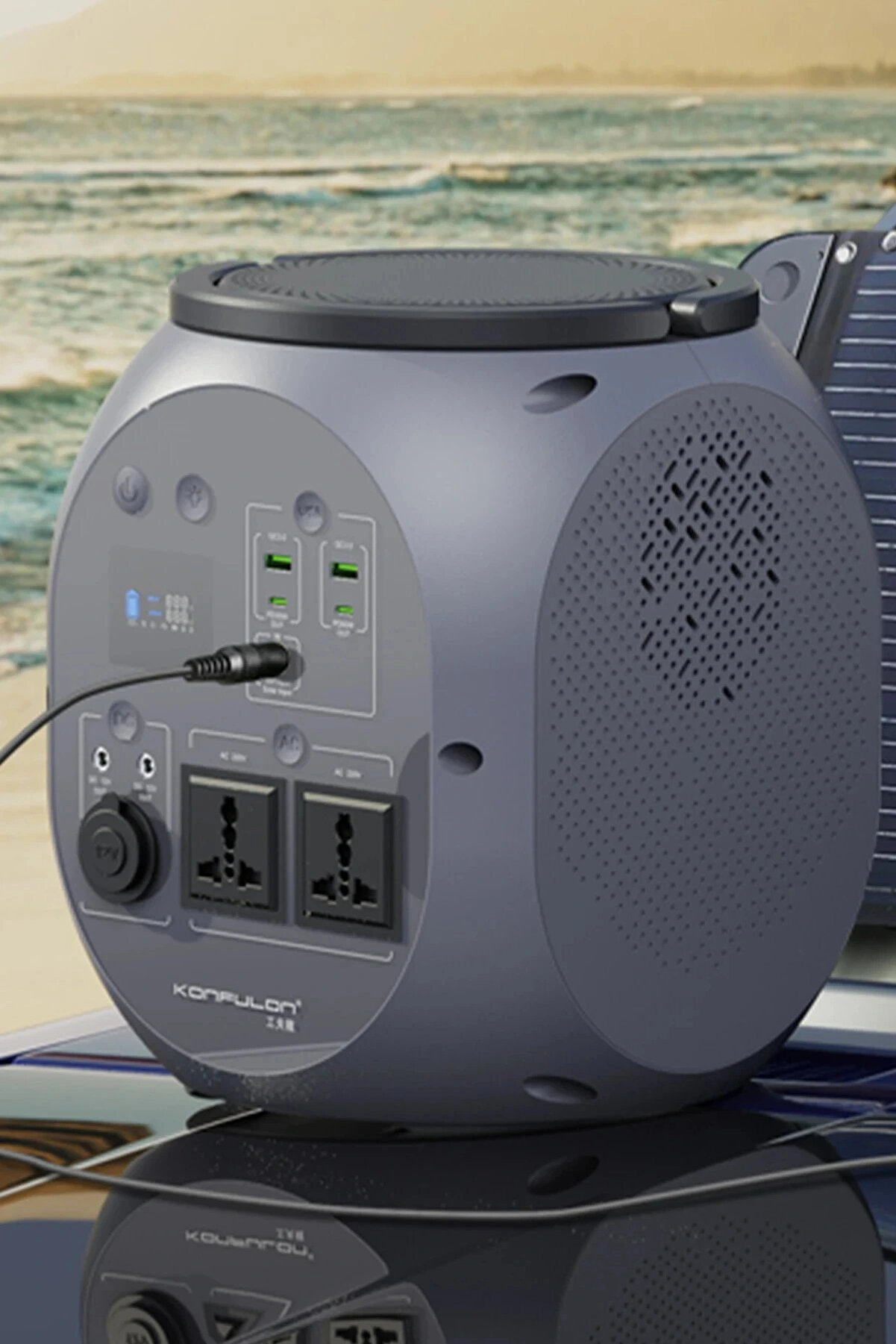 Buti̇k Cn08 Powerbank 600W 180.000 Mah Kamp Şarj 45W Pd - Gri̇-(5796)