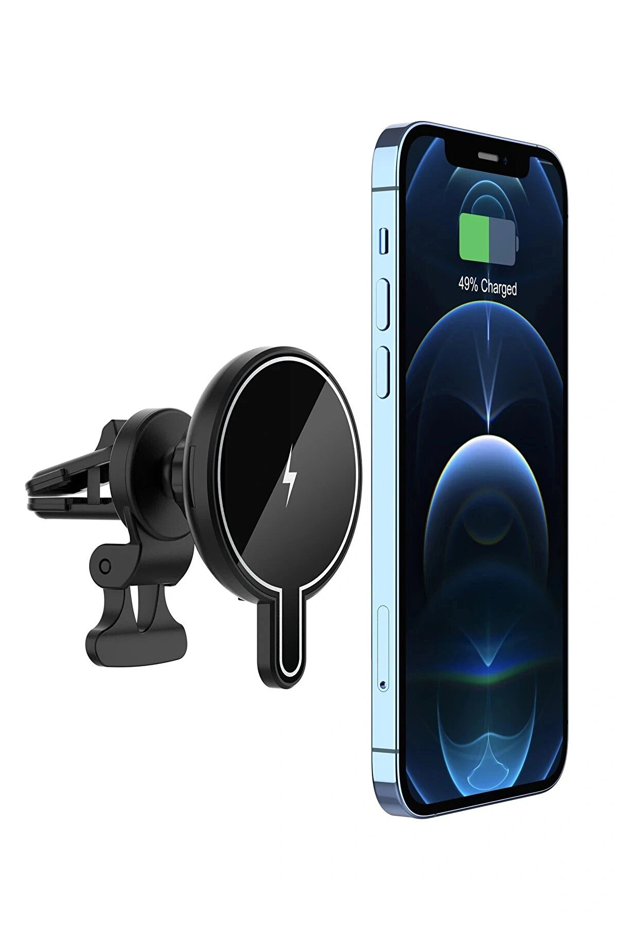 Buti̇k T9 15W Magsafe Ara&ccedil; Tutucu - Si̇yah-(5796)