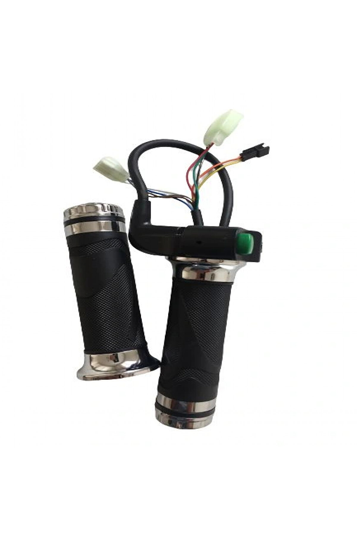 Alkan E-Bi̇ke Vi̇tesli̇ Gaz Kolu 232 Yeşi̇l D&uuml;ğme 3 Işık