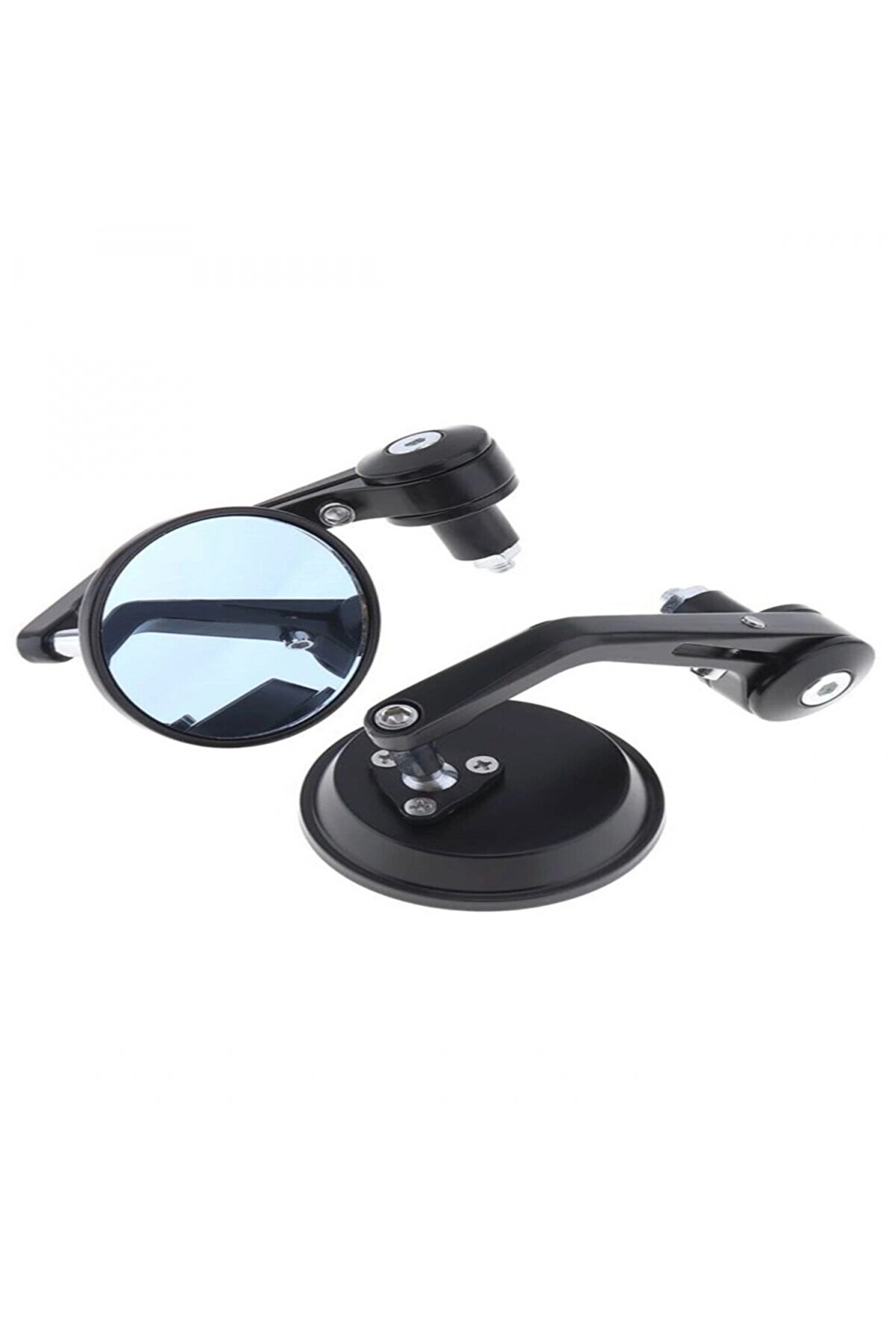 Alkan Mb Modi̇fi̇ye Gi̇don Bağlantılı Oval Ayna Tk Si̇yah Cafe Racer