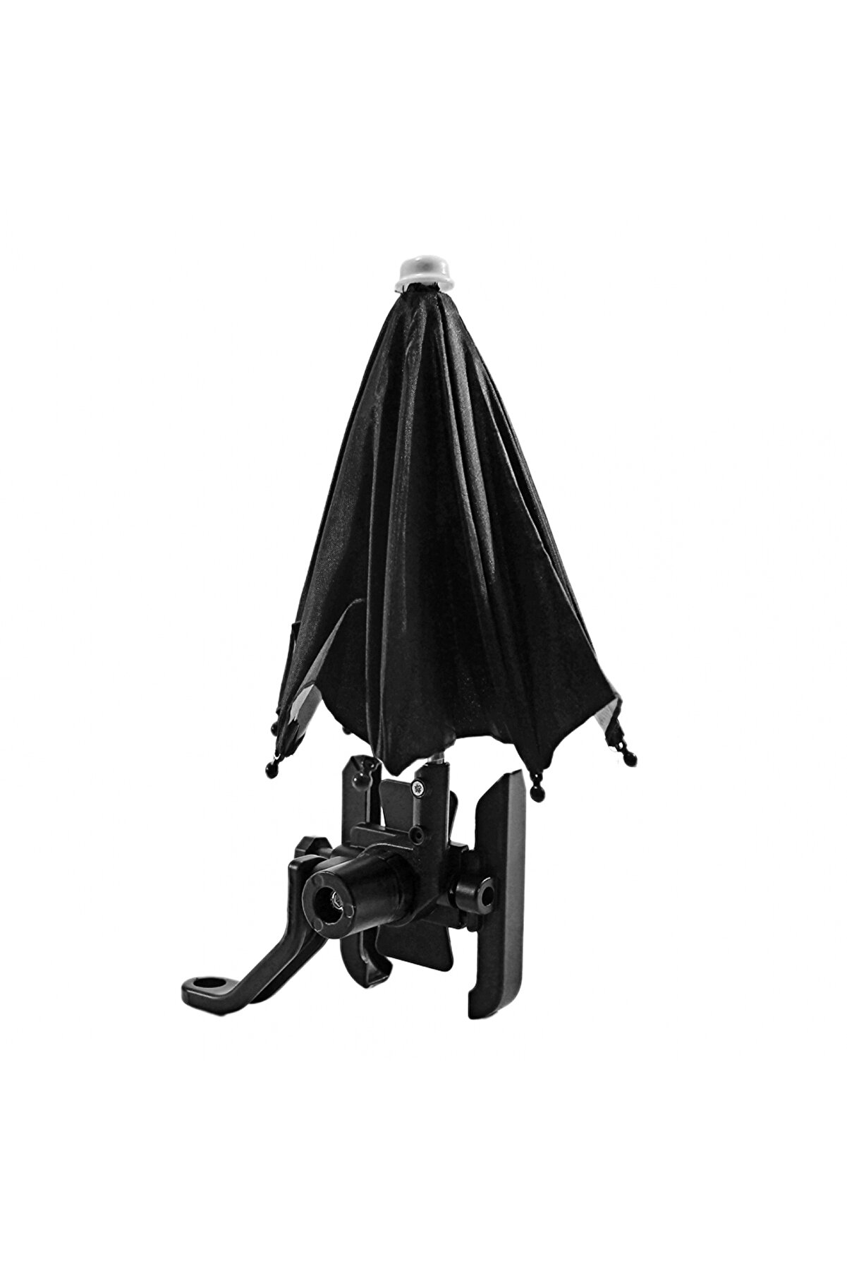 Alkan Mb Si̇yah Ayna Bağlantılı Şemsi̇yeli̇ Ayarlı Telefon Tutucu Ali̇mi̇nyum A+++ Kali̇te