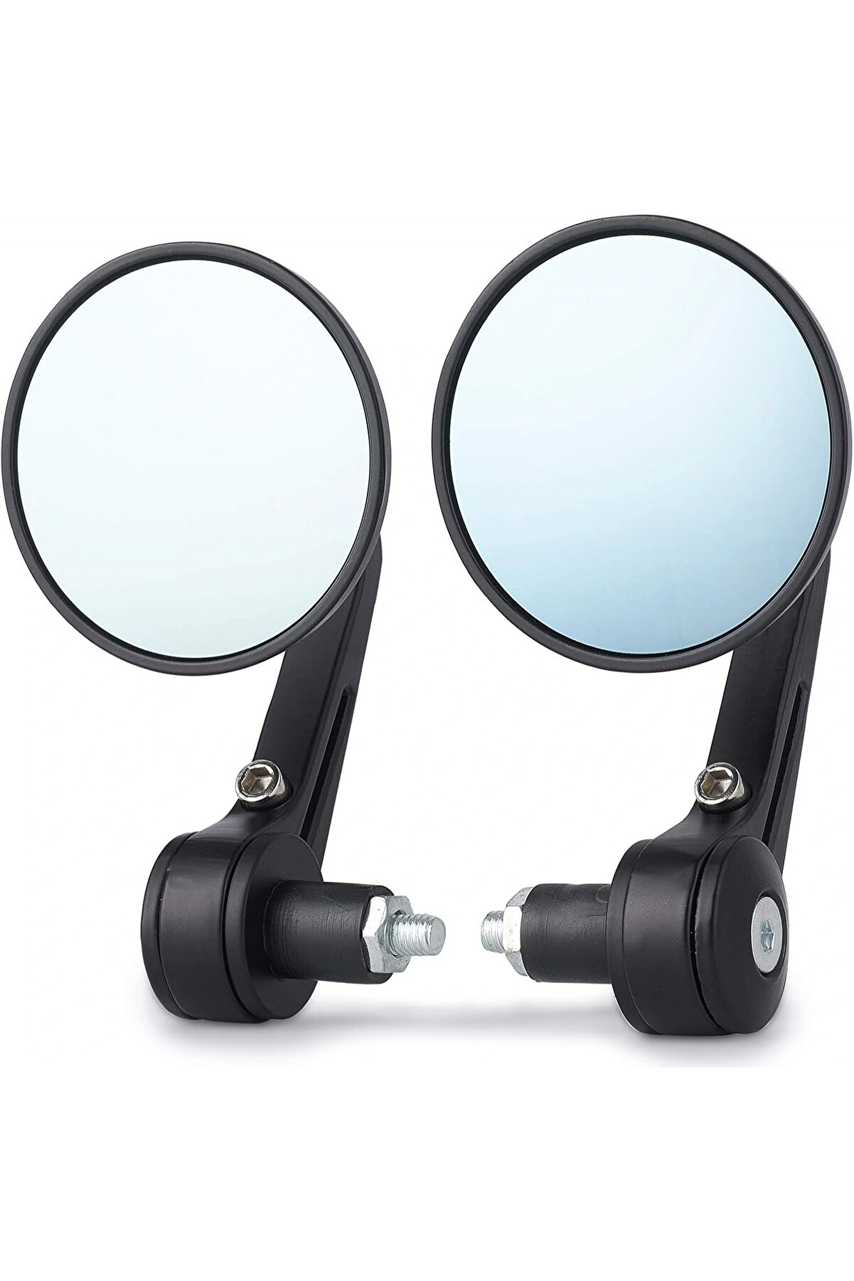 Alkan Mb Modi̇fi̇ye Gi̇don Bağlantılı Oval Ayna Tk Si̇yah Cafe Racer