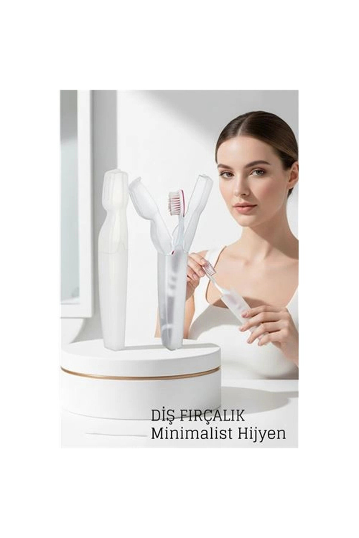 Buti̇k Kapaklı Di̇ş Fır&ccedil;ası Kutusu Kapaklı Di̇ş Fır&ccedil;alık &ndash; Hi̇jyeni̇k Ve Şık Banyo D&uuml;zeni̇