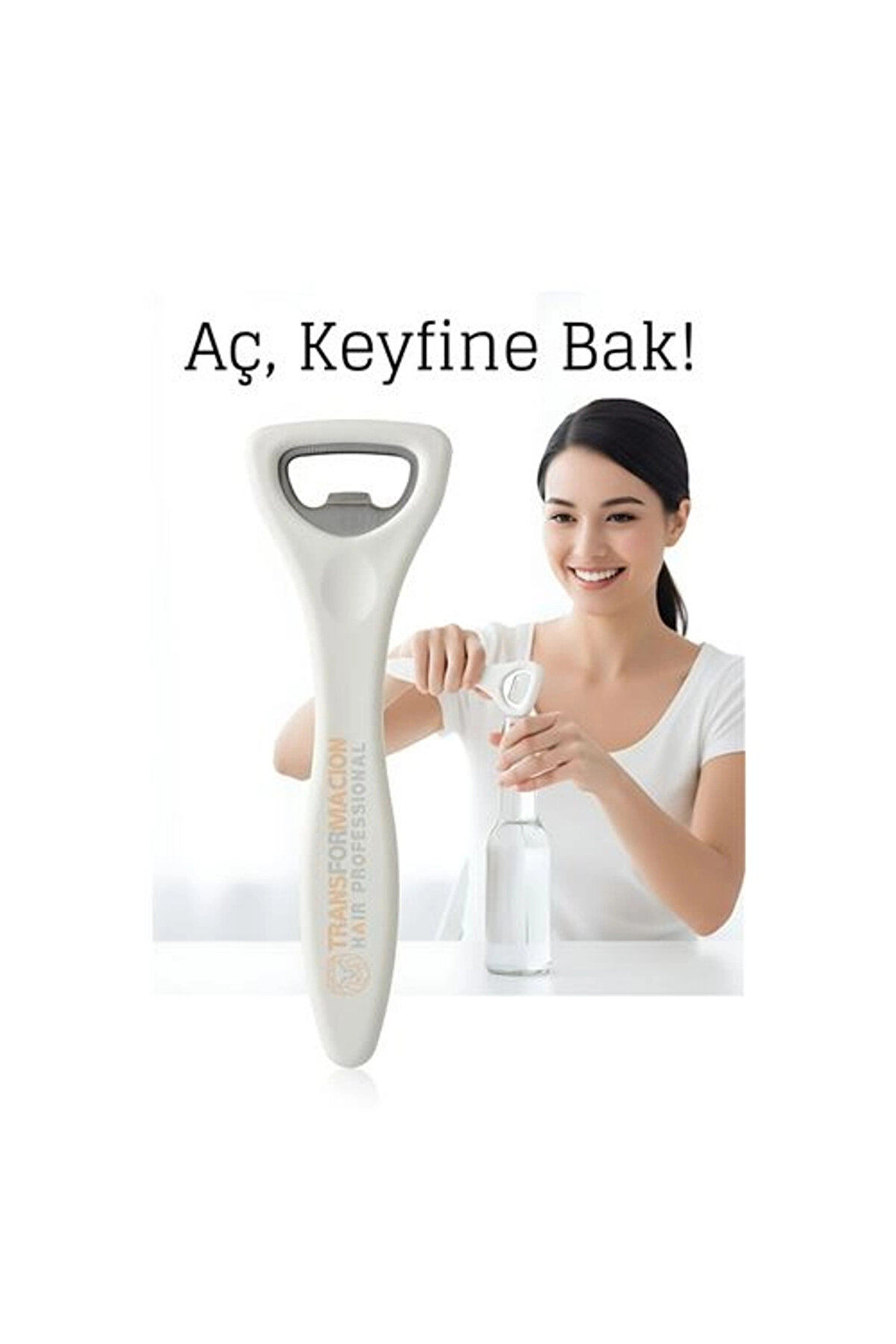 Buti̇k Barmen Ti̇pi̇ Şi̇şe A&ccedil;acağı - Ergonomi̇k Dayanıklı Sofra Ti̇pi̇ A&ccedil;acak