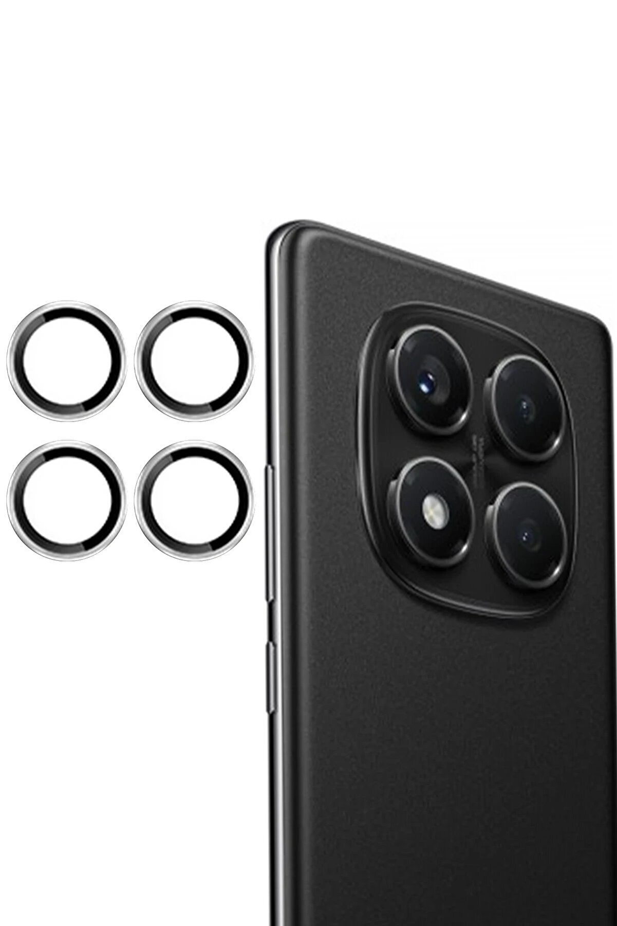 Nexgen Xi̇aomi̇ Redmi̇ Note 14 Pro 4G Pvd Metal Kamera Lens - G&uuml;m&uuml;ş