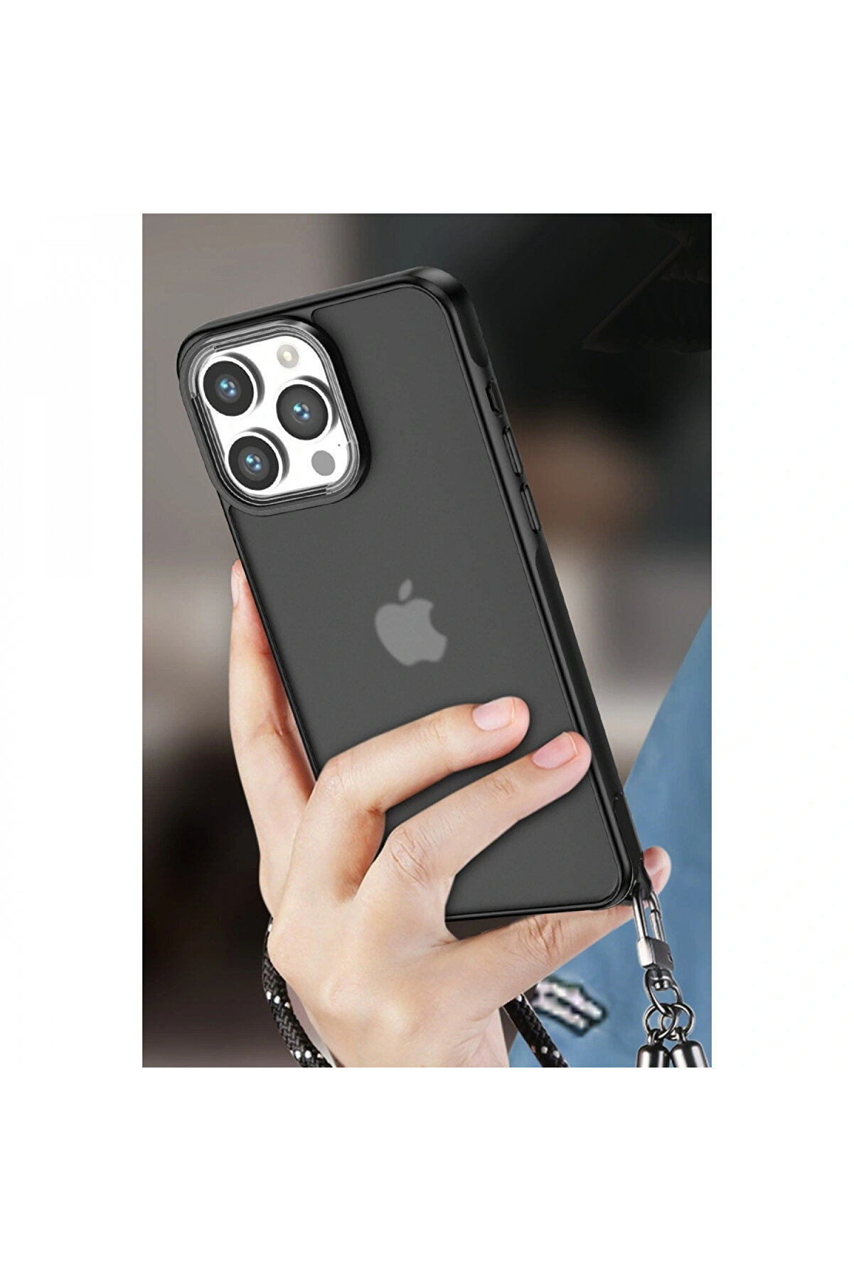 Buti̇k İphone 12 Pro Max Kılıf Elegant Kapak - Yeşi̇l