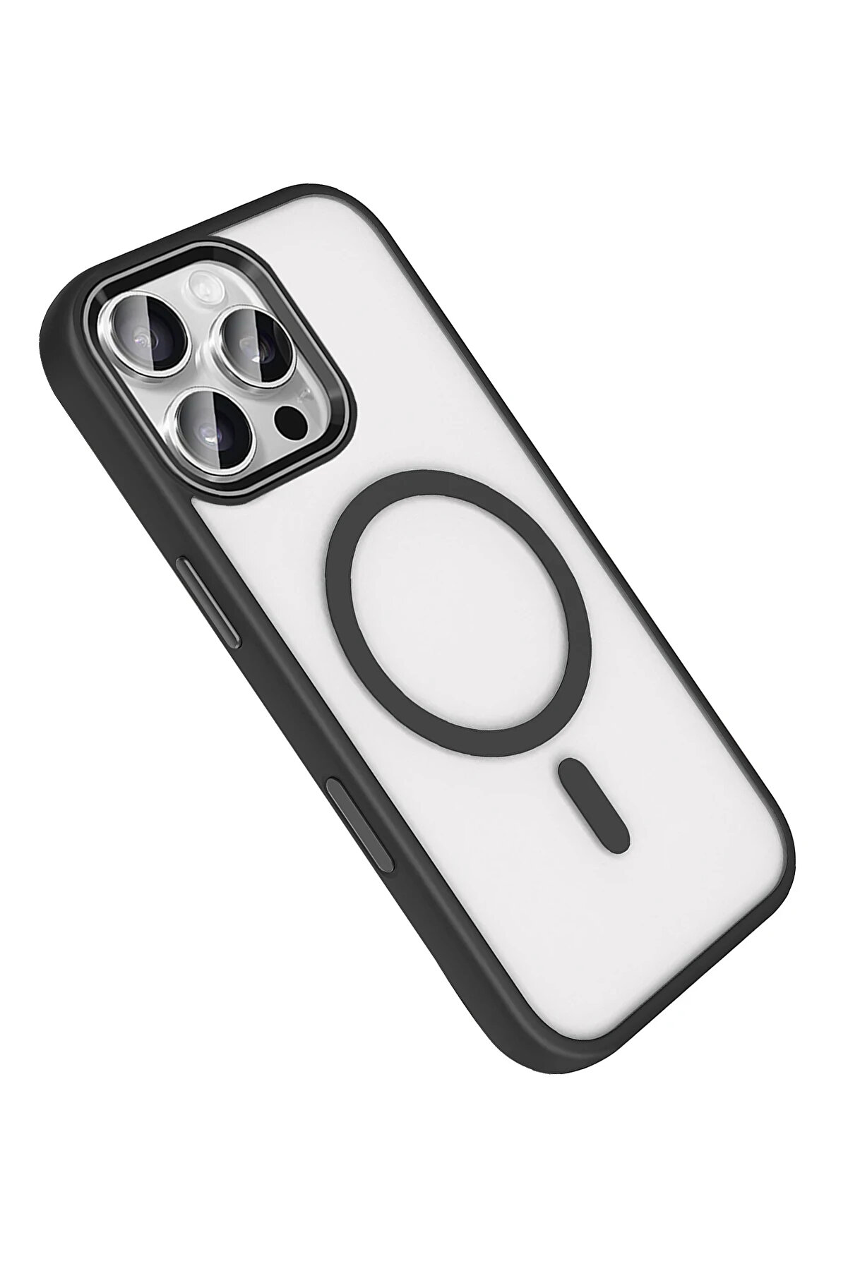 Buti̇k Harmonyaura Apple İphone 16 Pro Max Terea Magsafe Kapak - Si̇yah