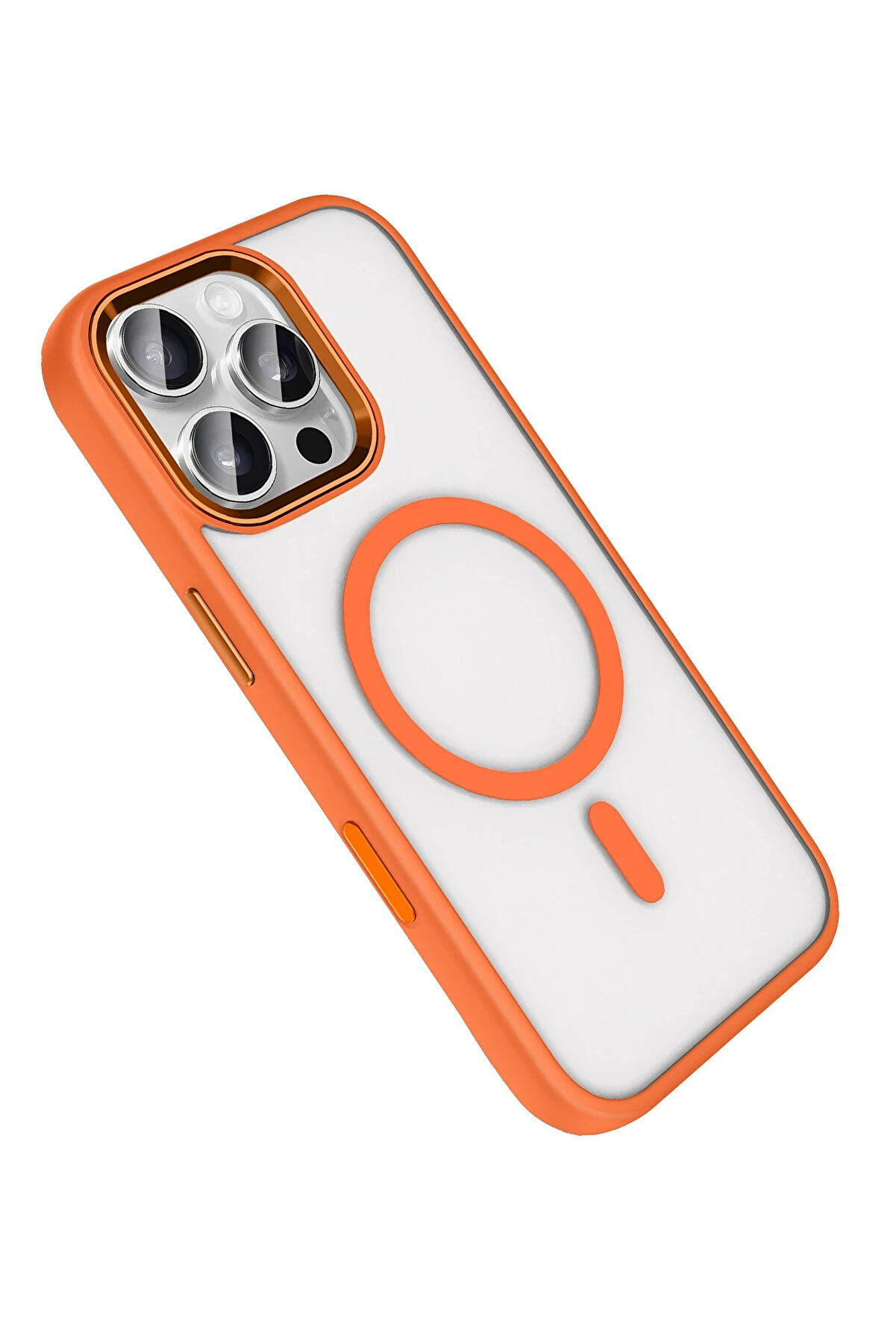 Buti̇k Harmonyaura Apple İphone 16 Pro Max Terea Magsafe Kapak - Turuncu