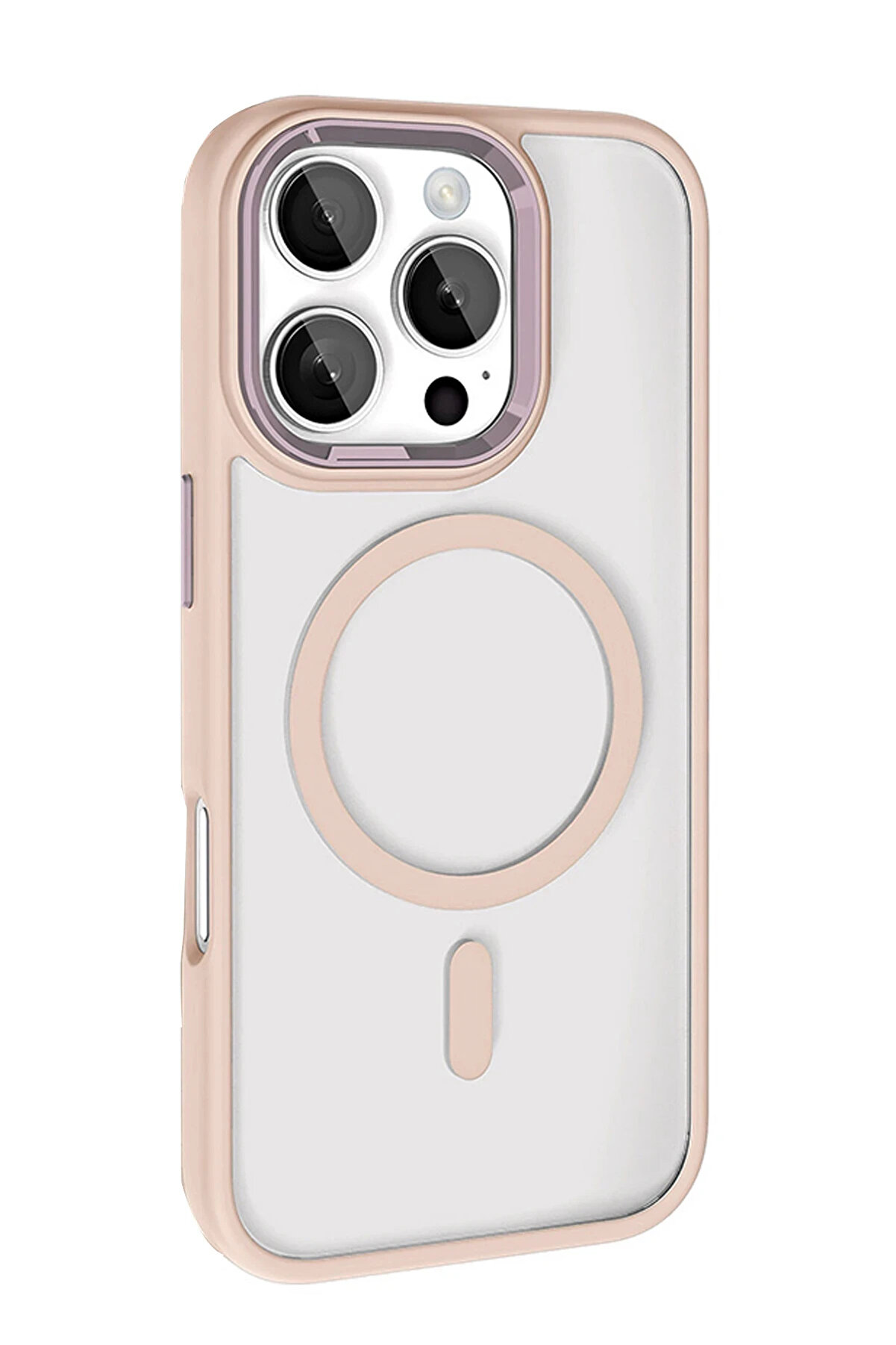 Buti̇k Harmonyaura Apple İphone 16 Pro Max Terea Magsafe Kapak - Pembe