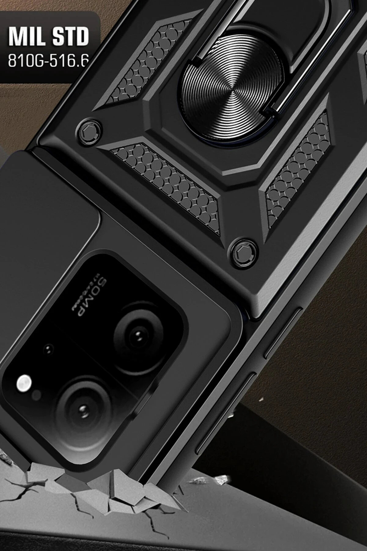 Buti̇k Harmonyaura Xi̇aomi̇ Mi̇ 13T Pro Kılıf Pars Lens Y&uuml;z&uuml;kl&uuml; Si̇li̇kon - Laci̇vert