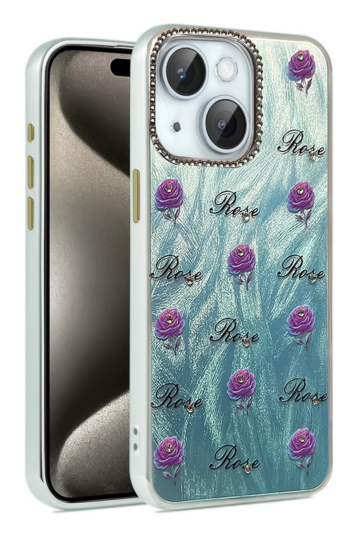 Buti̇k Harmonyaura İphone 14 Kılıf Blade Aynalı Desenli̇ Kapak - Desen 9