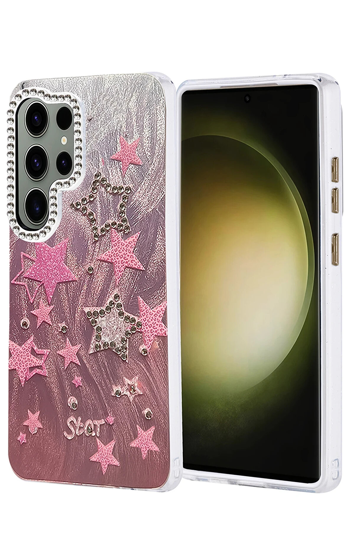 Buti̇k Harmonyaura Samsung Galaxy S25 Ultra Kılıf Blade Aynalı Desenli̇ Kapak - Desen 7