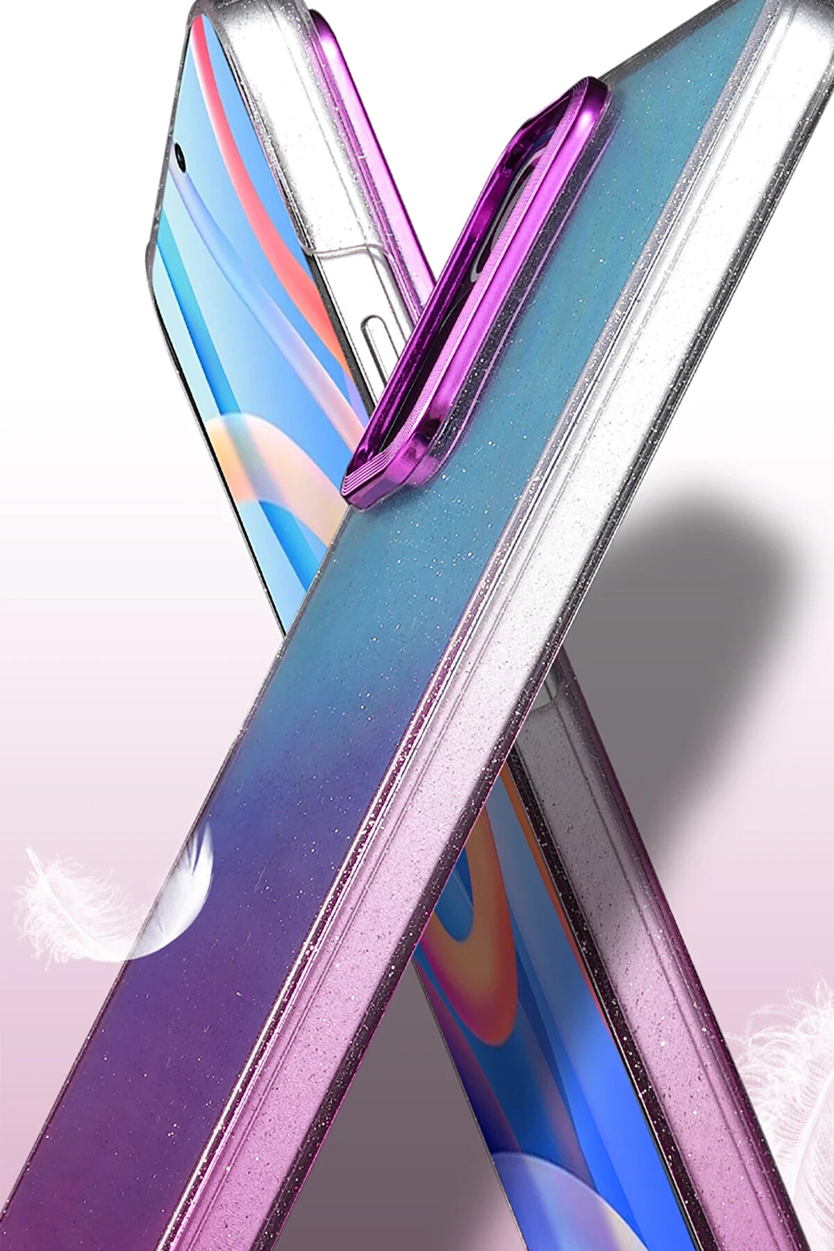 Buti̇k Harmonyaura Xi̇aomi̇ Redmi̇ Note 11 Pro Glossy Kapak - Si̇yah