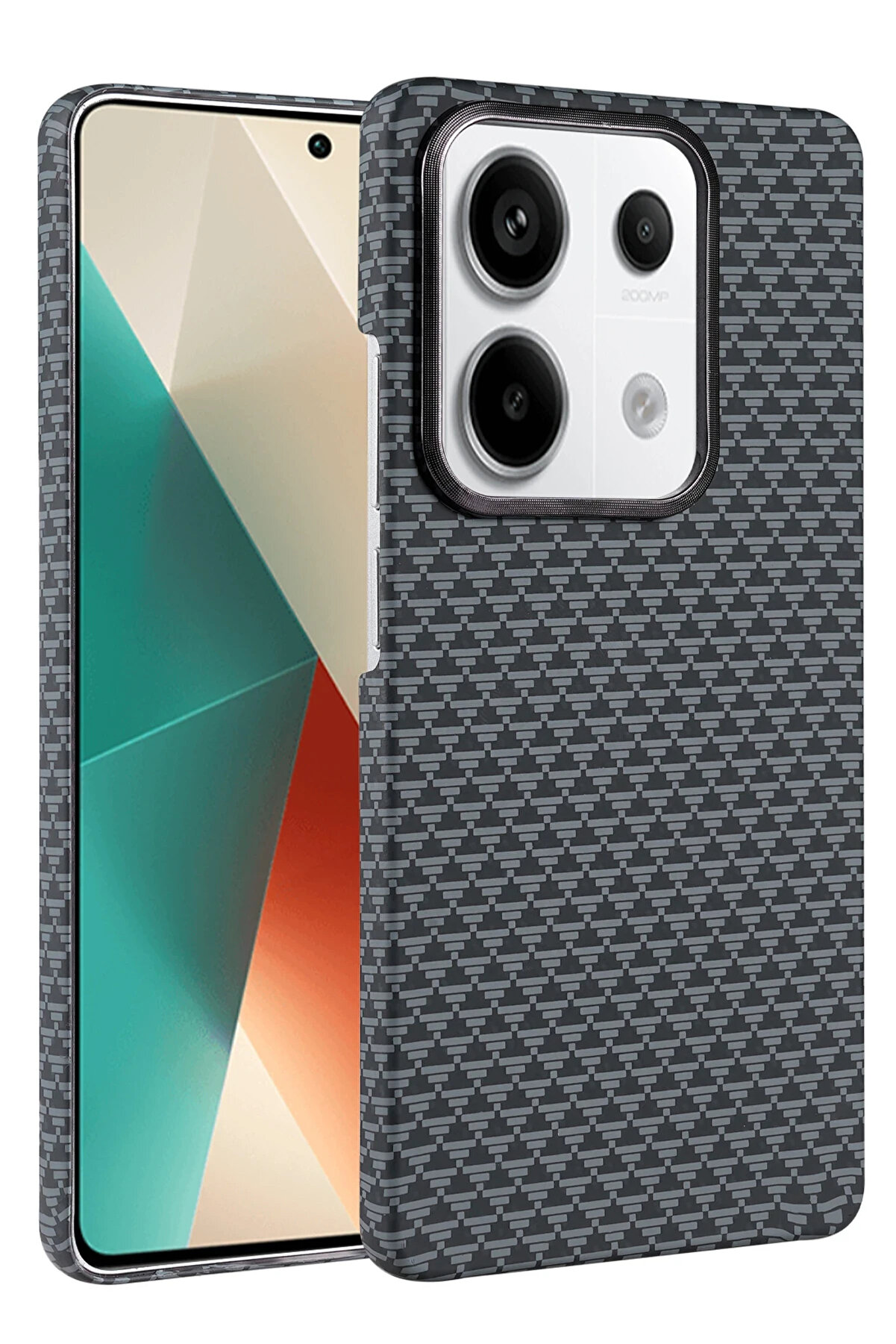 Buti̇k Harmonyaura Xi̇aomi̇ Redmi̇ Note 13 Pro 4G Vega Magsafe Kapak - Gri̇