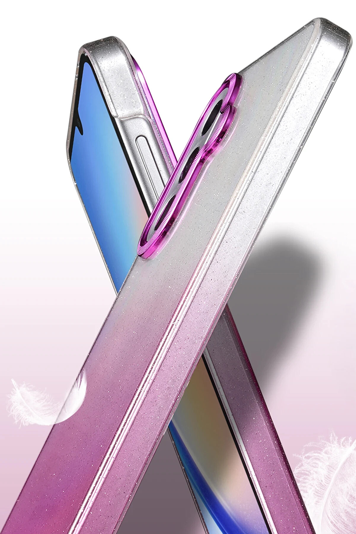 Harmonyaura Samsung Galaxy A26 Glossy Kapak - Mor