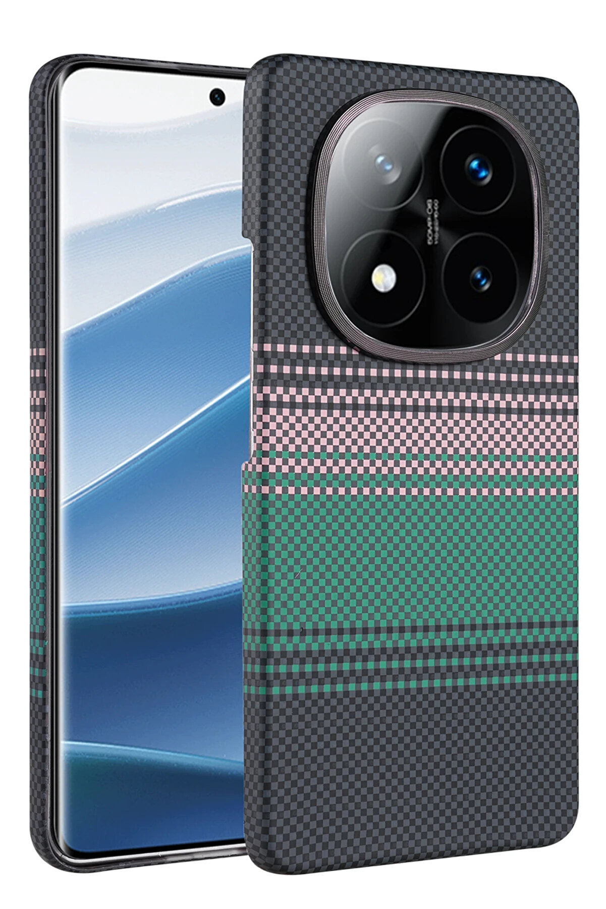 Buti̇k Harmonyaura Xi̇aomi̇ Redmi̇ Note 14 Pro 5G Vega Magsafe Kapak - Yeşi̇l