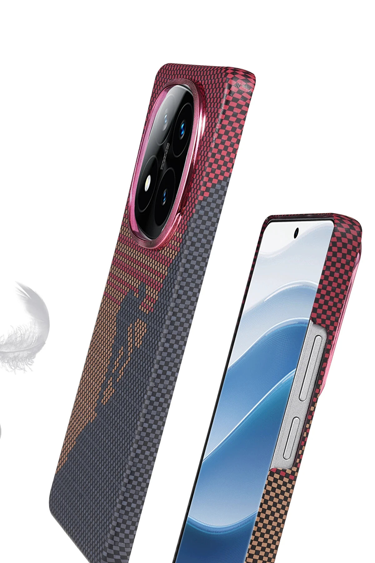 Buti̇k Harmonyaura Xi̇aomi̇ Redmi̇ Note 14 Pro 5G Vega Magsafe Kapak - Yeşi̇l