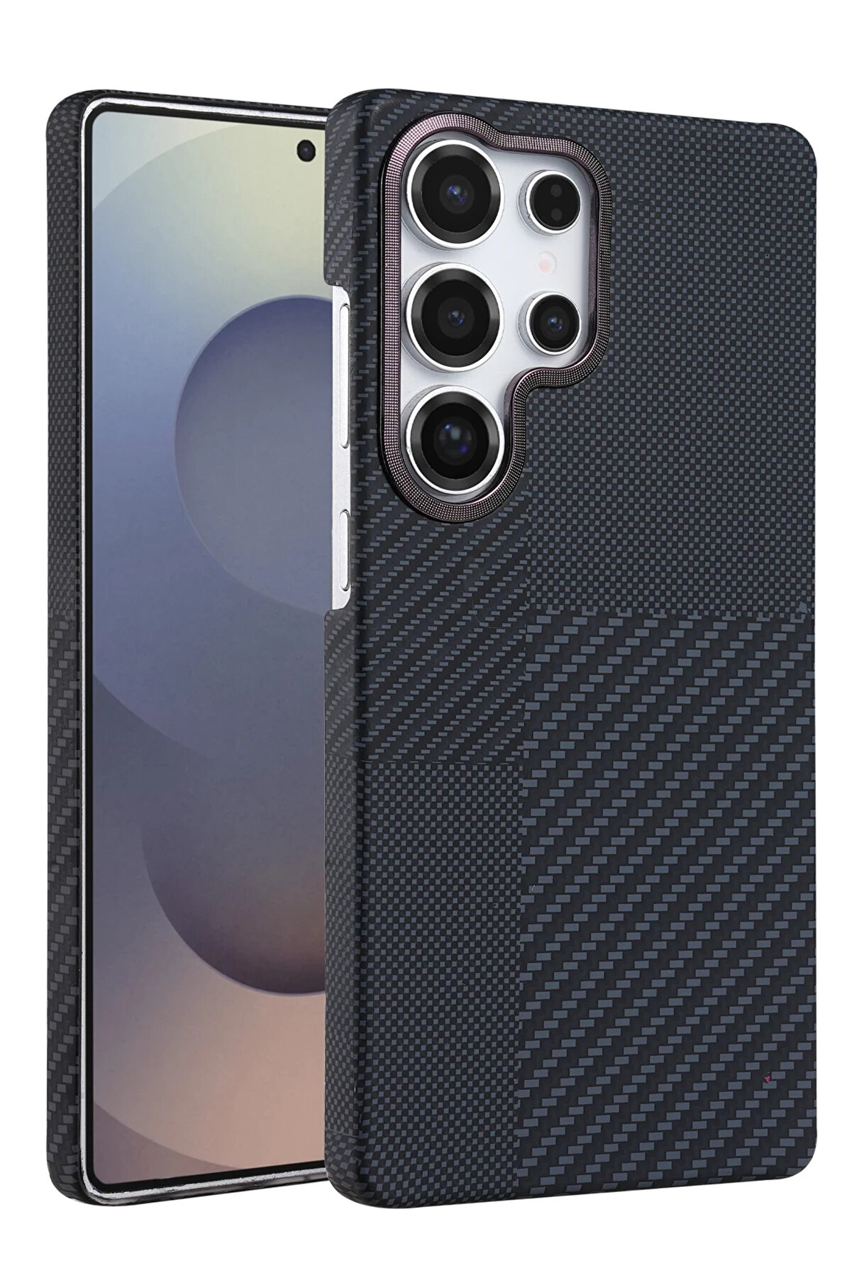 Buti̇k Harmonyaura Samsung Galaxy S24 Ultra Vega Magsafe Kapak - Si̇yah