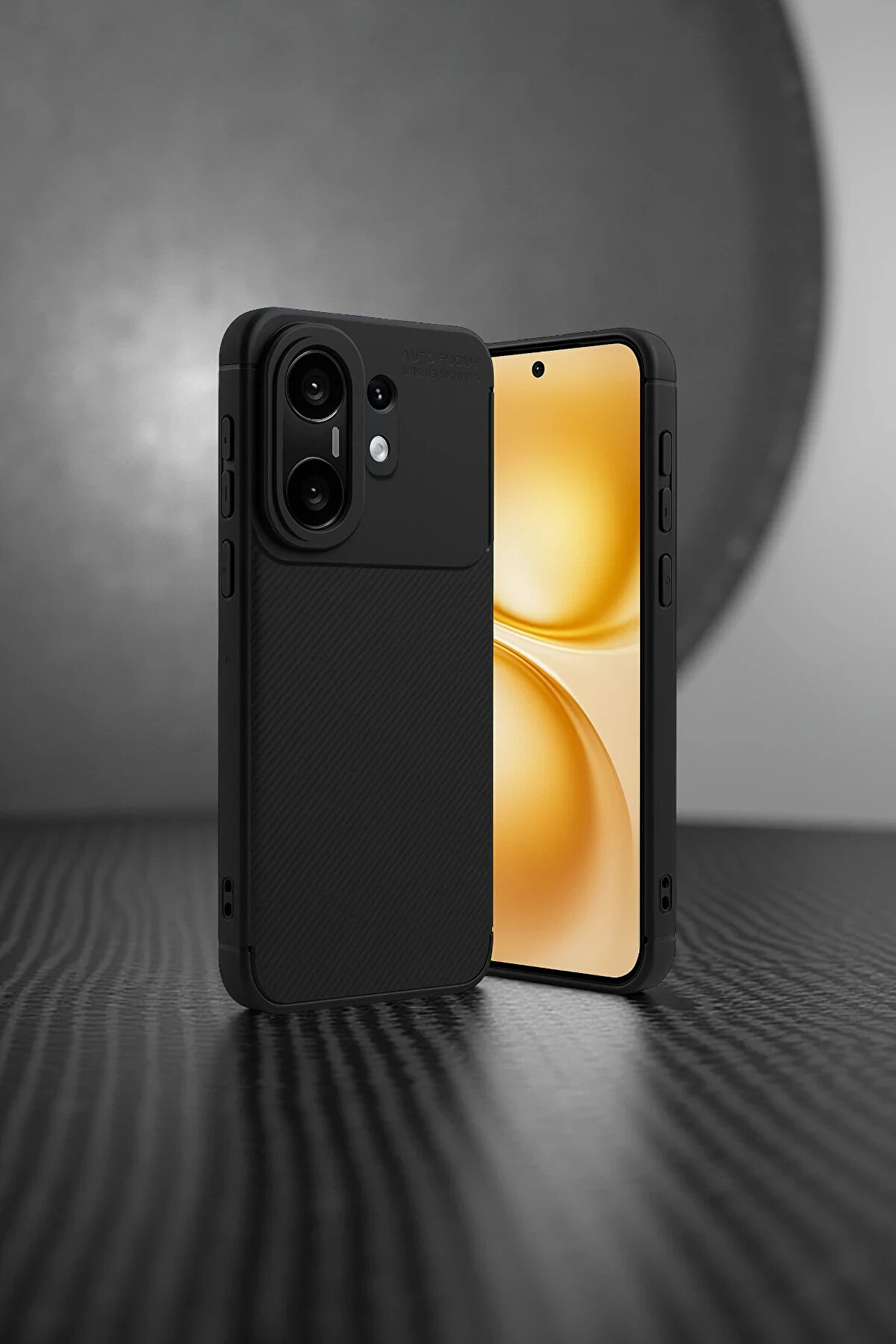 Buti̇k Harmonyaura Vi̇vo X200 Fe Auto Focus Karbon Kapak - Si̇yah