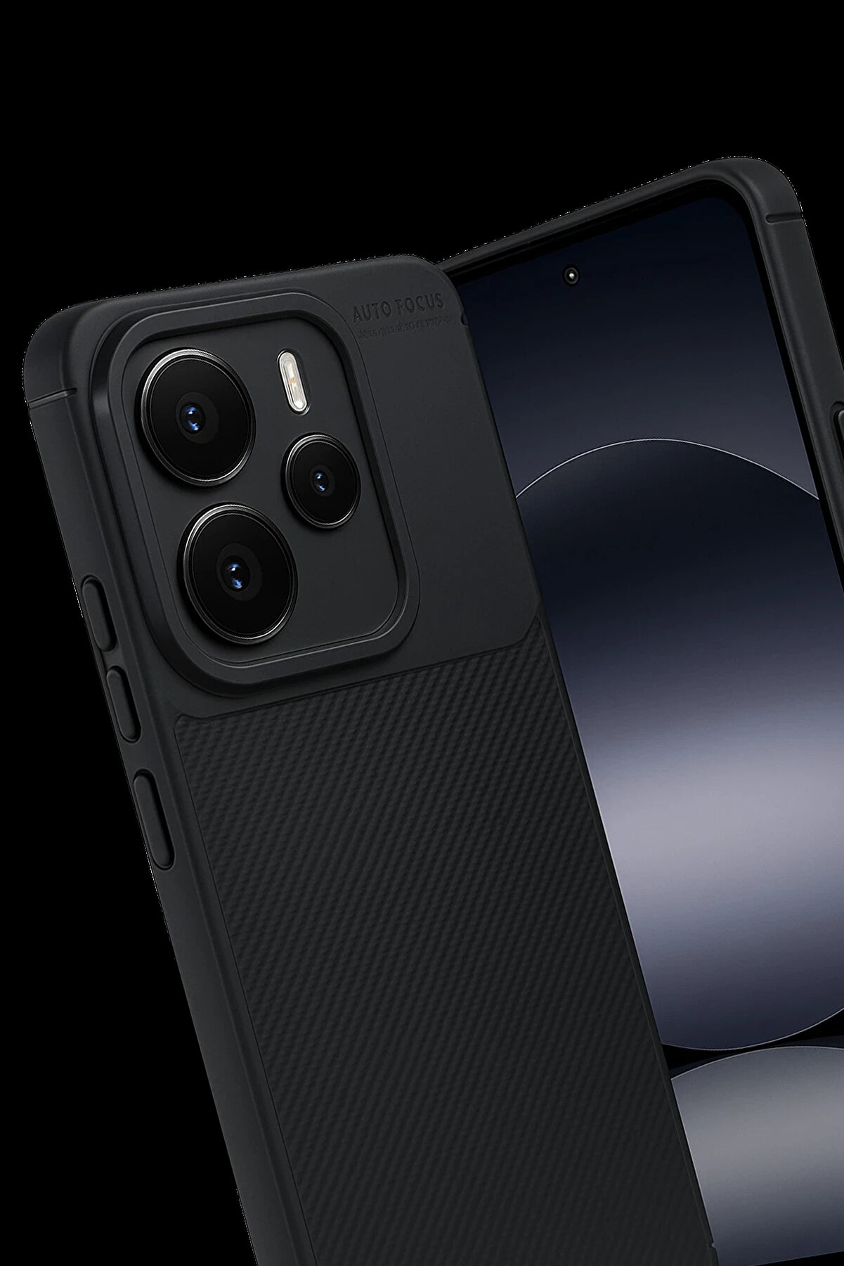 Buti̇k Harmonyaura Xi̇aomi̇ Note 14 5G Auto Focus Karbon Kapak - Si̇yah