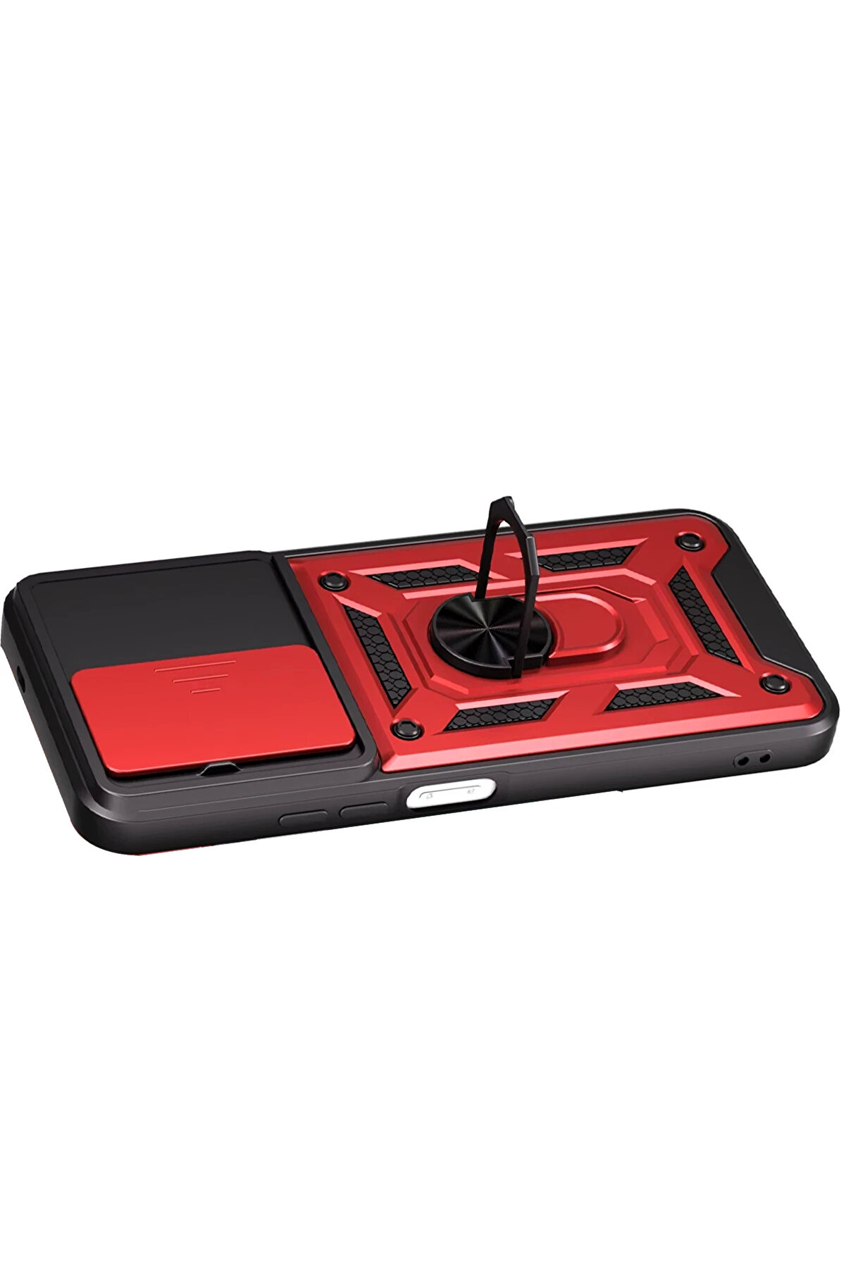 Buti̇k Harmonyaura Xi̇aomi̇ Redmi̇ 15C 4G Pars Lens Y&uuml;z&uuml;kl&uuml; Si̇li̇kon - Kırmızı