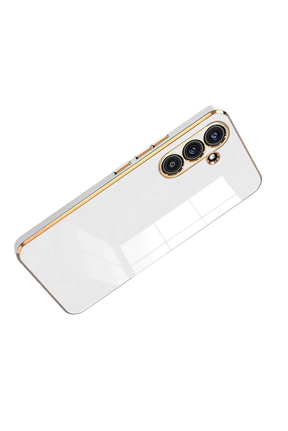 Buti̇k Harmonyaura Samsung Galaxy S25 Fe Volet Si̇li̇kon - Beyaz