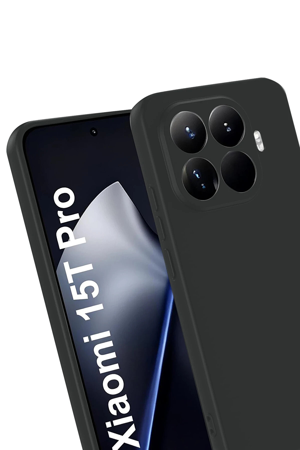 Buti̇k Harmonyaura Xi̇aomi̇ Mi̇ 15T Pro Fi̇rst Si̇li̇kon - Si̇yah