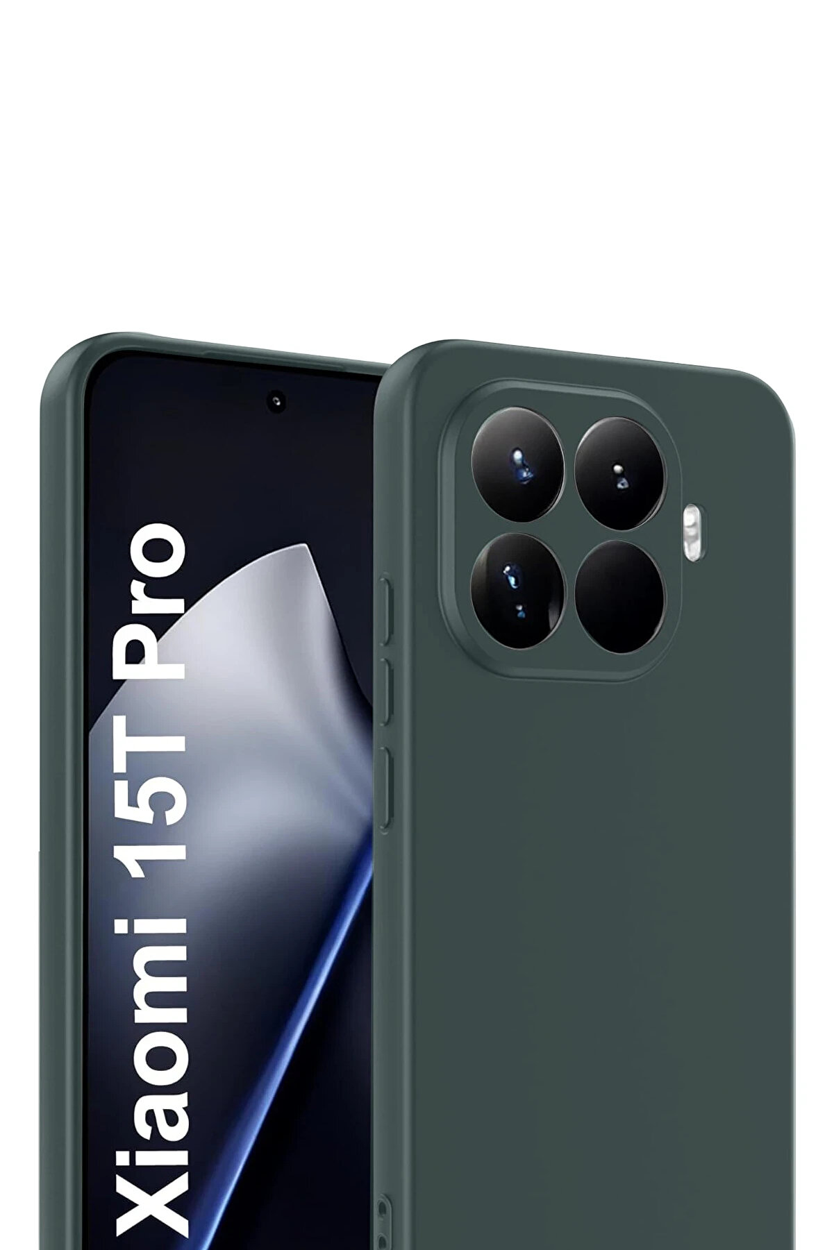 Buti̇k Harmonyaura Xi̇aomi̇ Mi̇ 15T Pro Fi̇rst Si̇li̇kon - Koyu Yeşi̇l