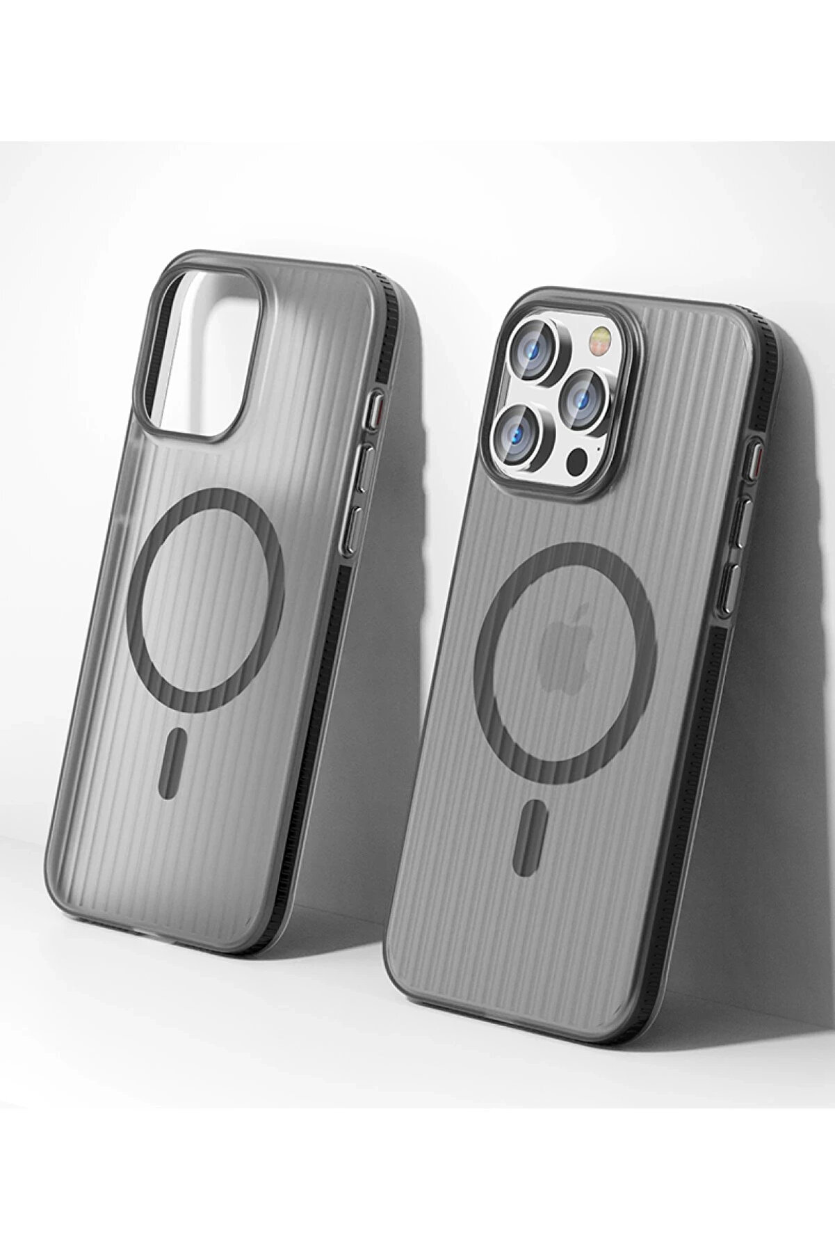 Buti̇k Harmonyaura İphone 15 Pro Max Li̇ne Magsafe Kapak - Si̇yah