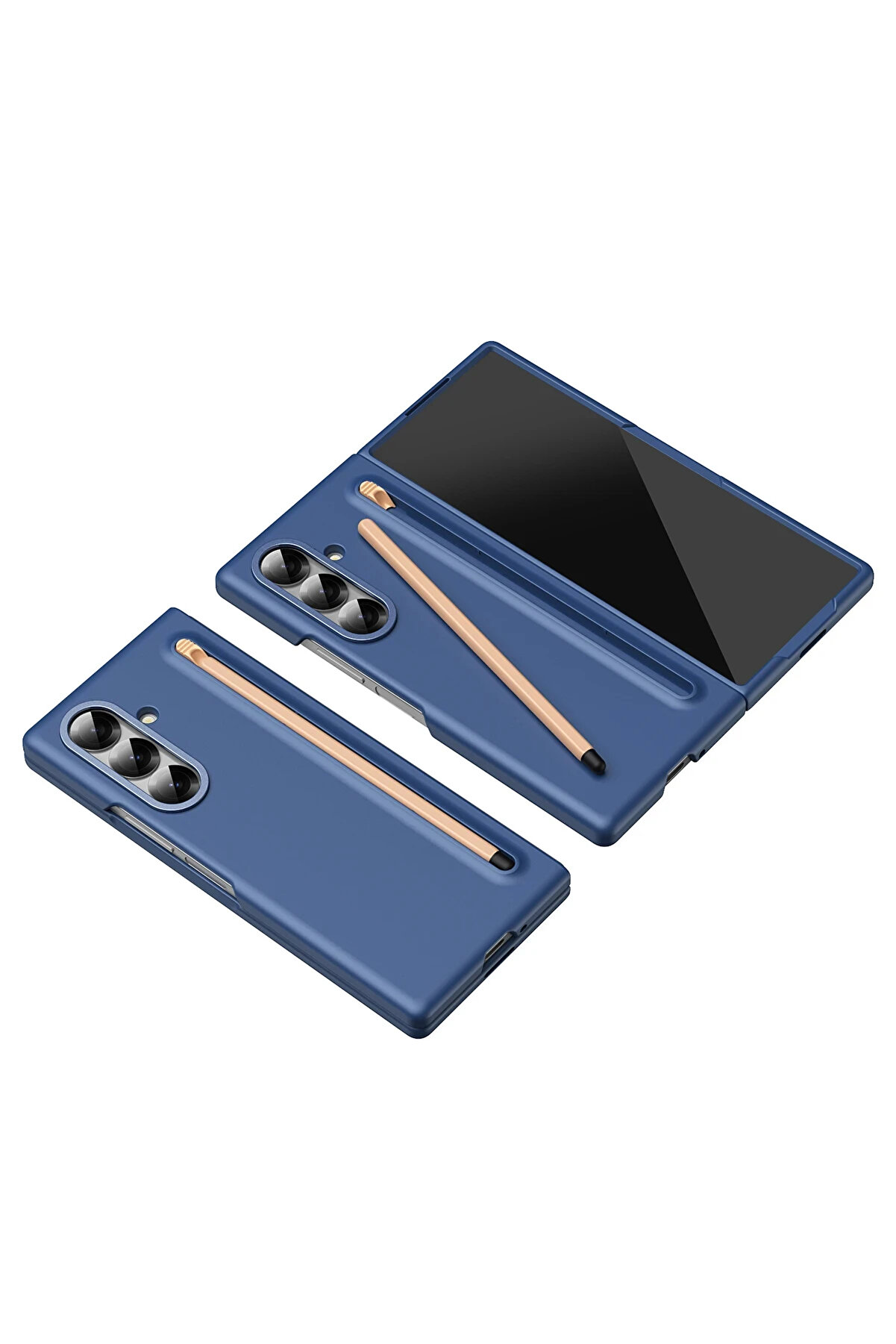 Buti̇k Harmonyaura Samsung Galaxy Z Fold 6 Hole Fold Kapak - Laci̇vert