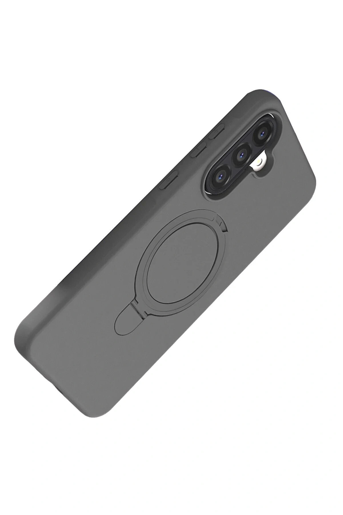 Buti̇k Samsung Galaxy A36 Regal Magsafe Standlı Kapak - Ti̇tan Gri̇-(5796)