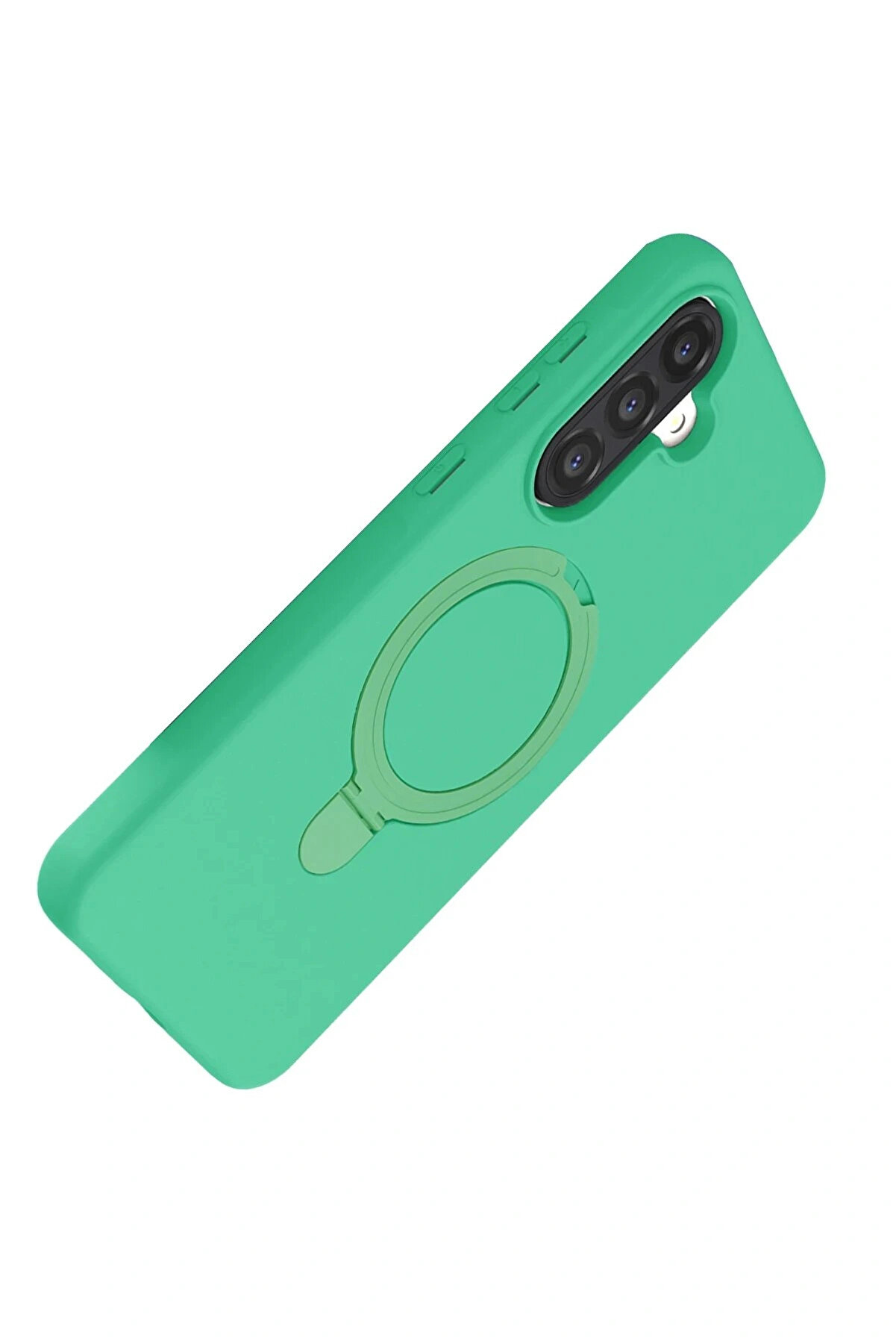 Buti̇k Samsung Galaxy A36 Regal Magsafe Standlı Kapak - Yeşi̇l-(5796)