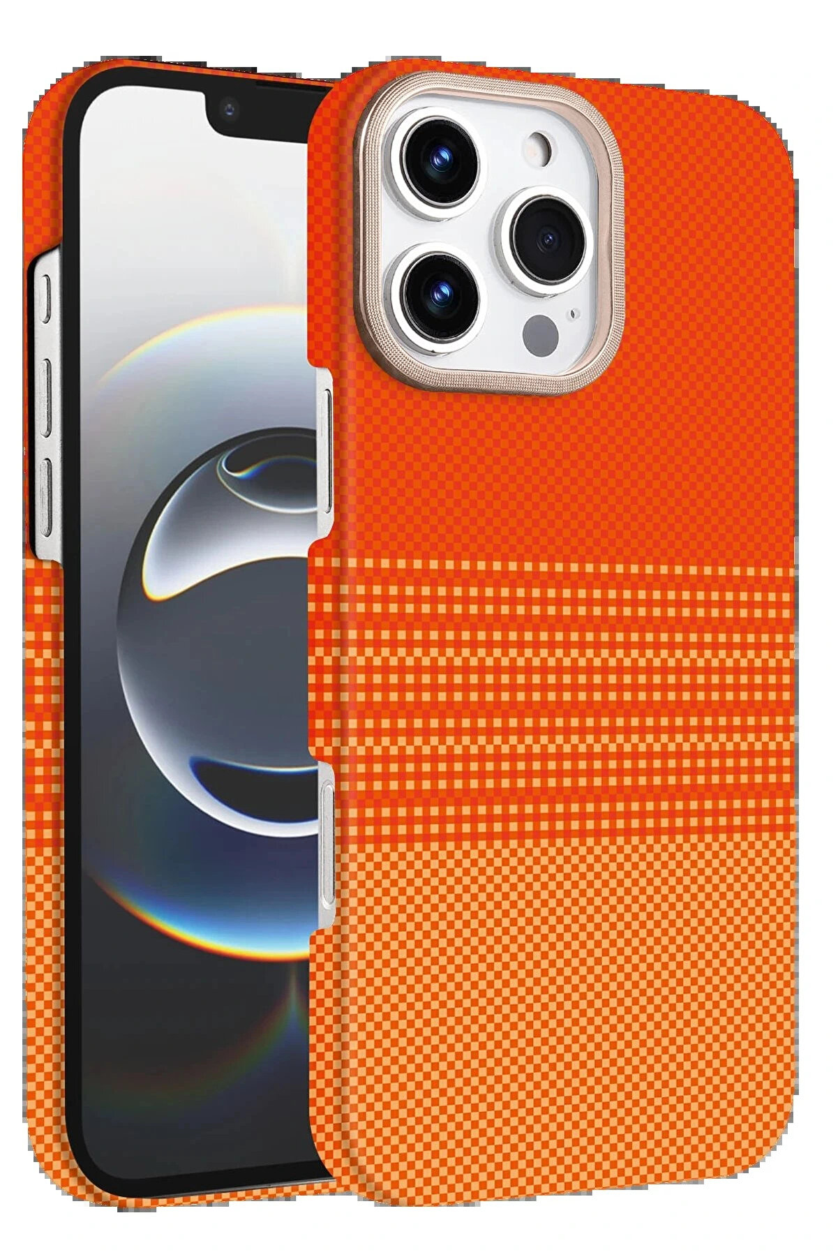 Buti̇k Apple İphone 16 Pro Max Vega Magsafe Kapak - Sarı-(5796)