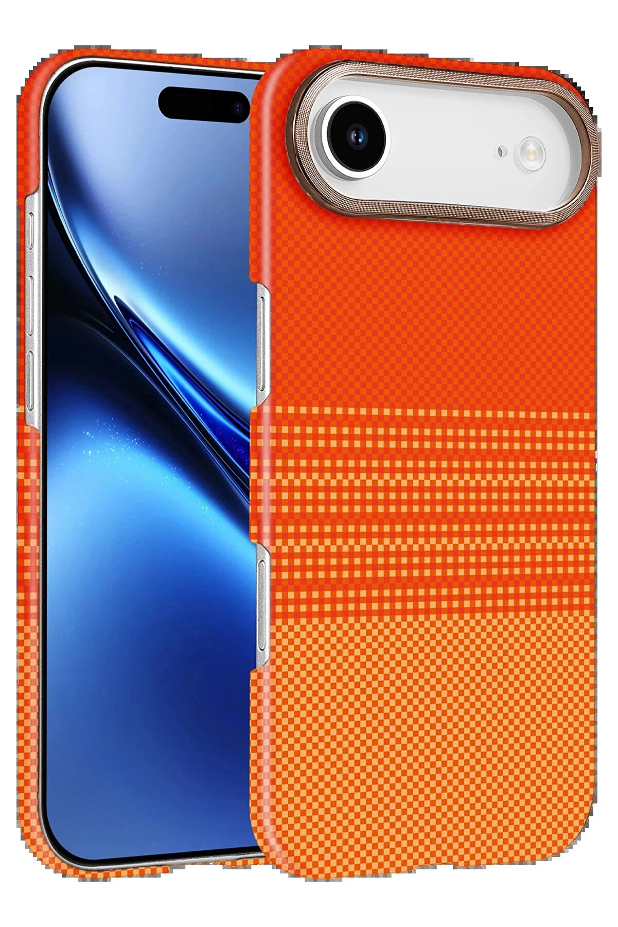 Buti̇k Apple İphone 17 Ai̇r Vega Magsafe Kapak - Sarı-(5796)